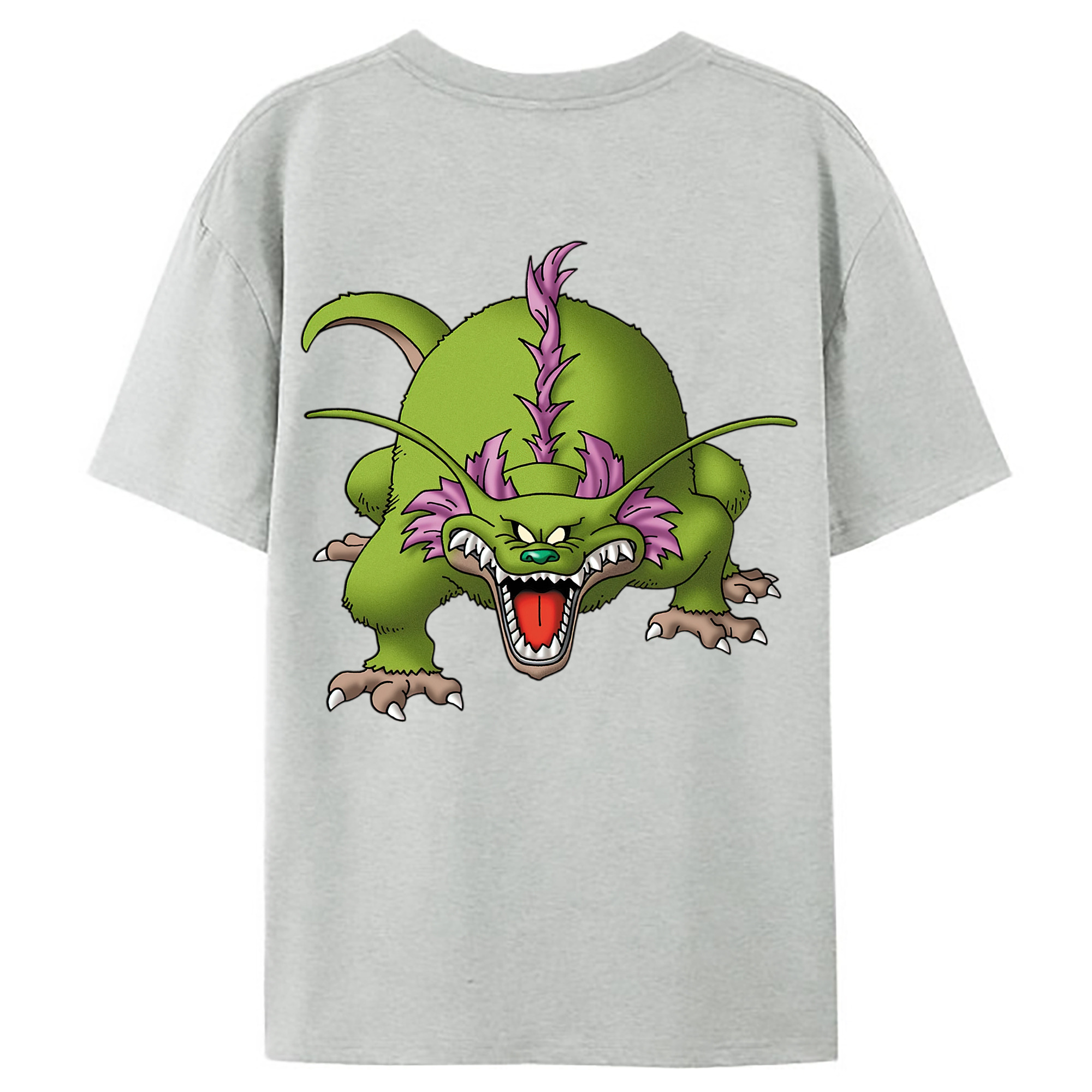 （画像用） ドラゴンクエスト Doragon Kuesuto Dragon Quest レディース半袖Tシャツ(バックプリント)