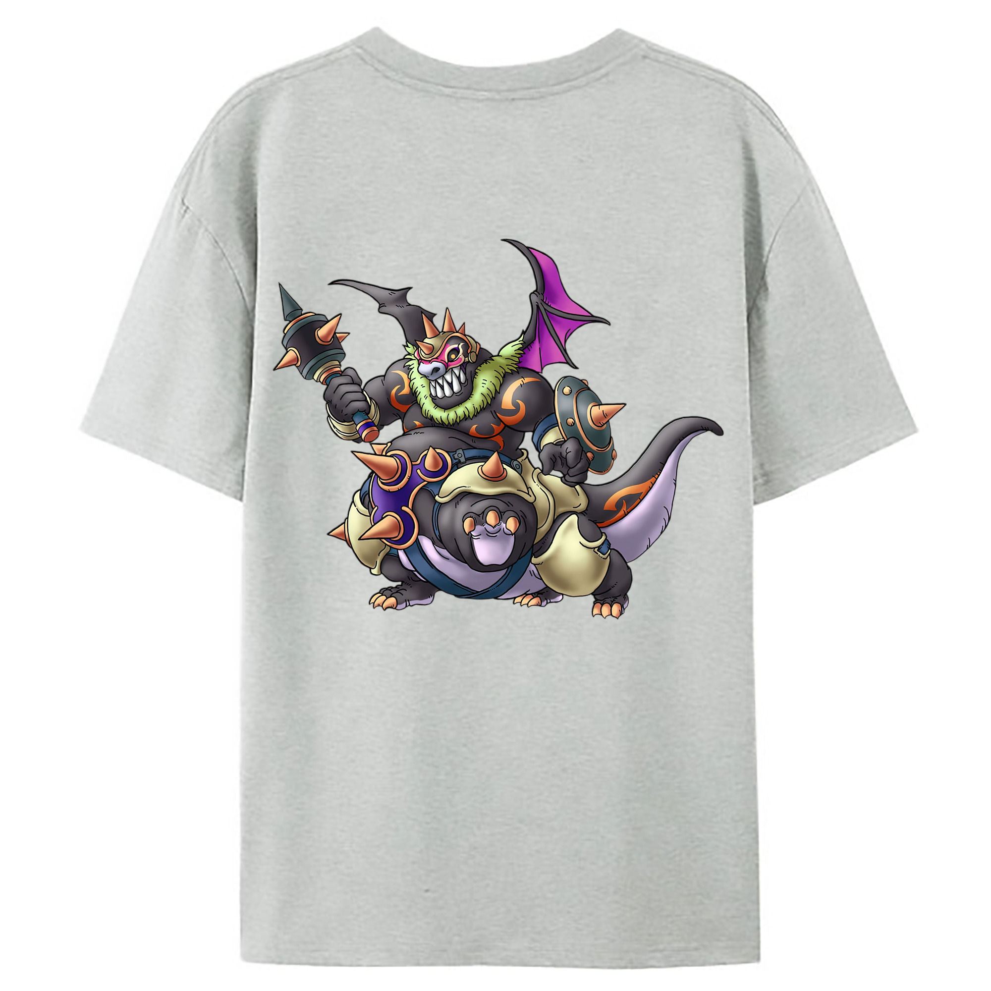 （画像用） ドラゴンクエスト Doragon Kuesuto Dragon Quest レディース半袖Tシャツ(バックプリント)