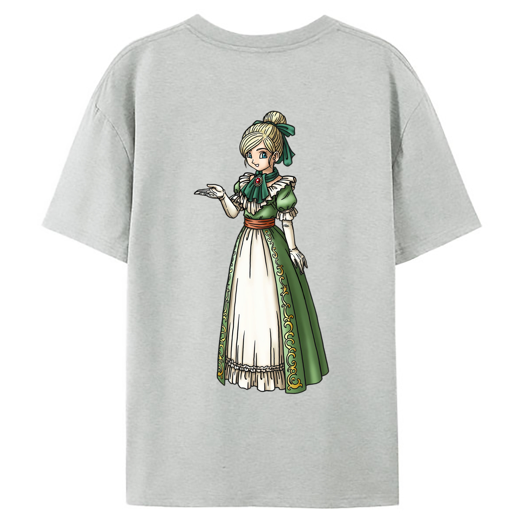 （画像用） ドラゴンクエスト Doragon Kuesuto Dragon Quest レディース半袖Tシャツ(バックプリント)