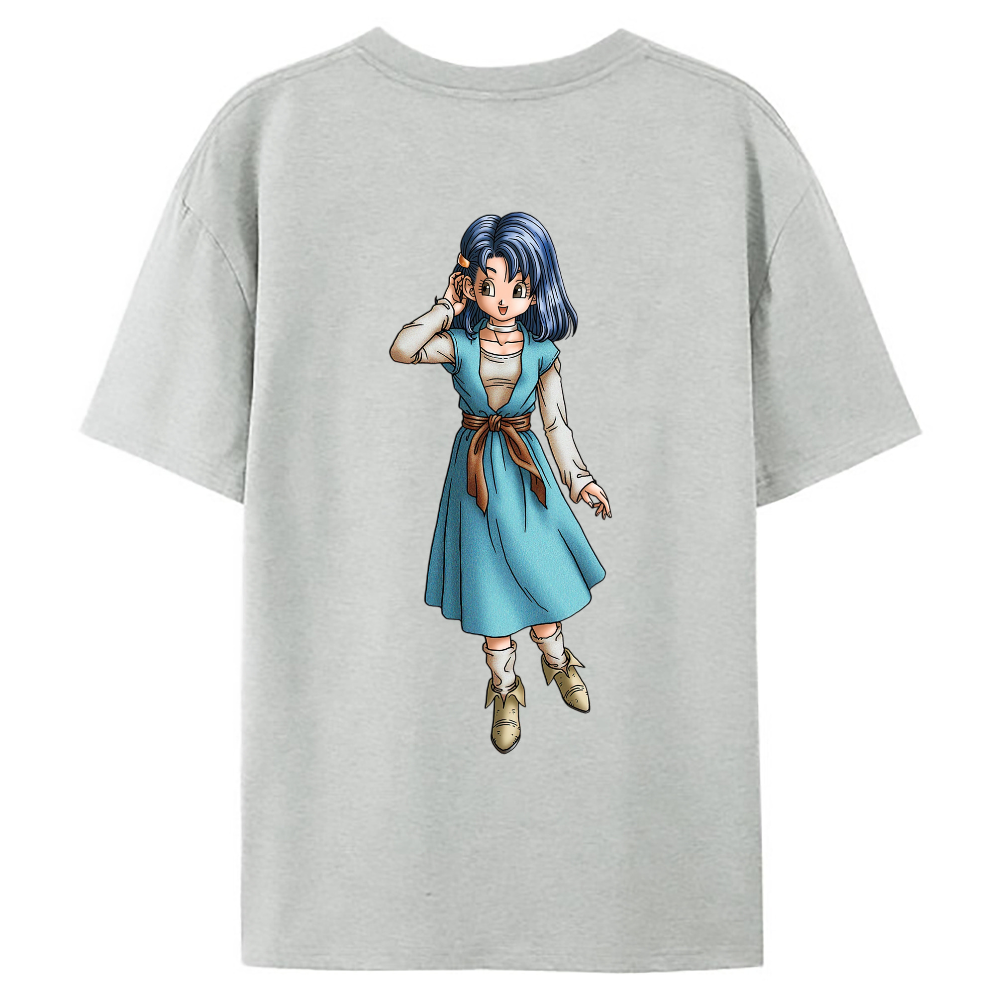 （画像用） ドラゴンクエスト Doragon Kuesuto Dragon Quest レディース半袖Tシャツ(バックプリント)