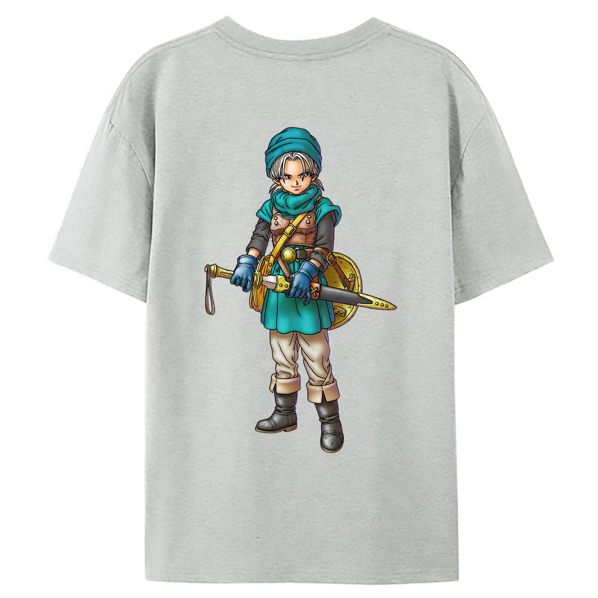 （画像用） ドラゴンクエスト Doragon Kuesuto Dragon Quest レディース半袖Tシャツ(バックプリント)