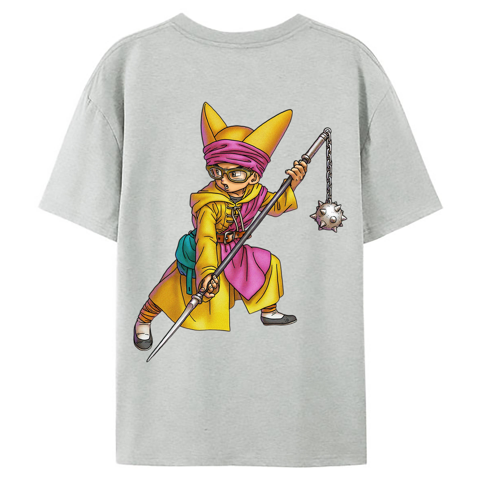 （画像用） ドラゴンクエスト Doragon Kuesuto Dragon Quest レディース半袖Tシャツ(バックプリント)