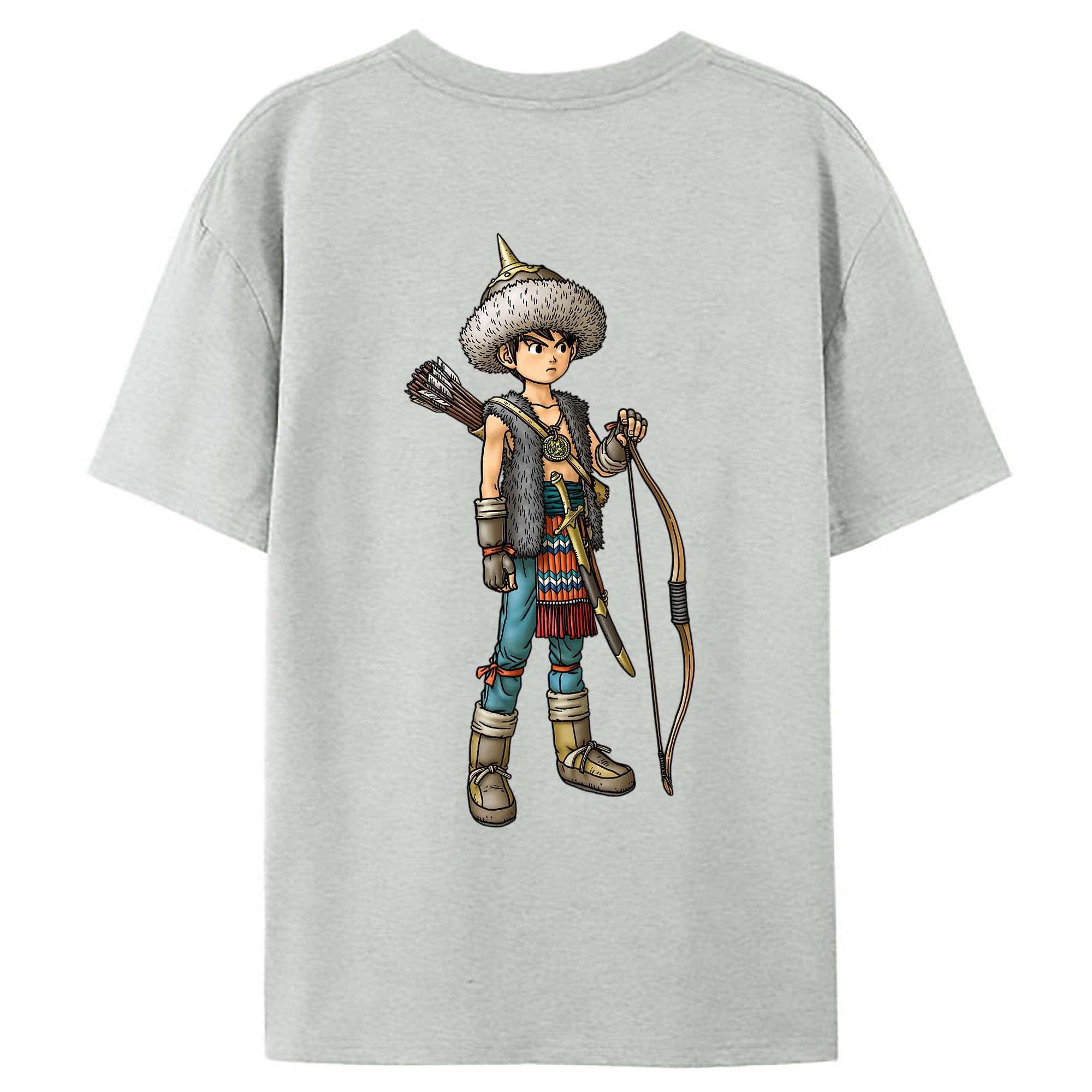 （画像用） ドラゴンクエスト Doragon Kuesuto Dragon Quest レディース半袖Tシャツ(バックプリント)