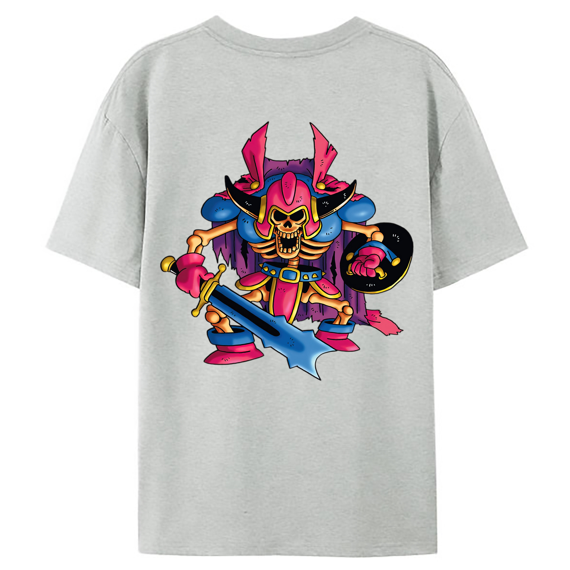 （画像用） ドラゴンクエスト Doragon Kuesuto Dragon Quest レディース半袖Tシャツ(バックプリント)