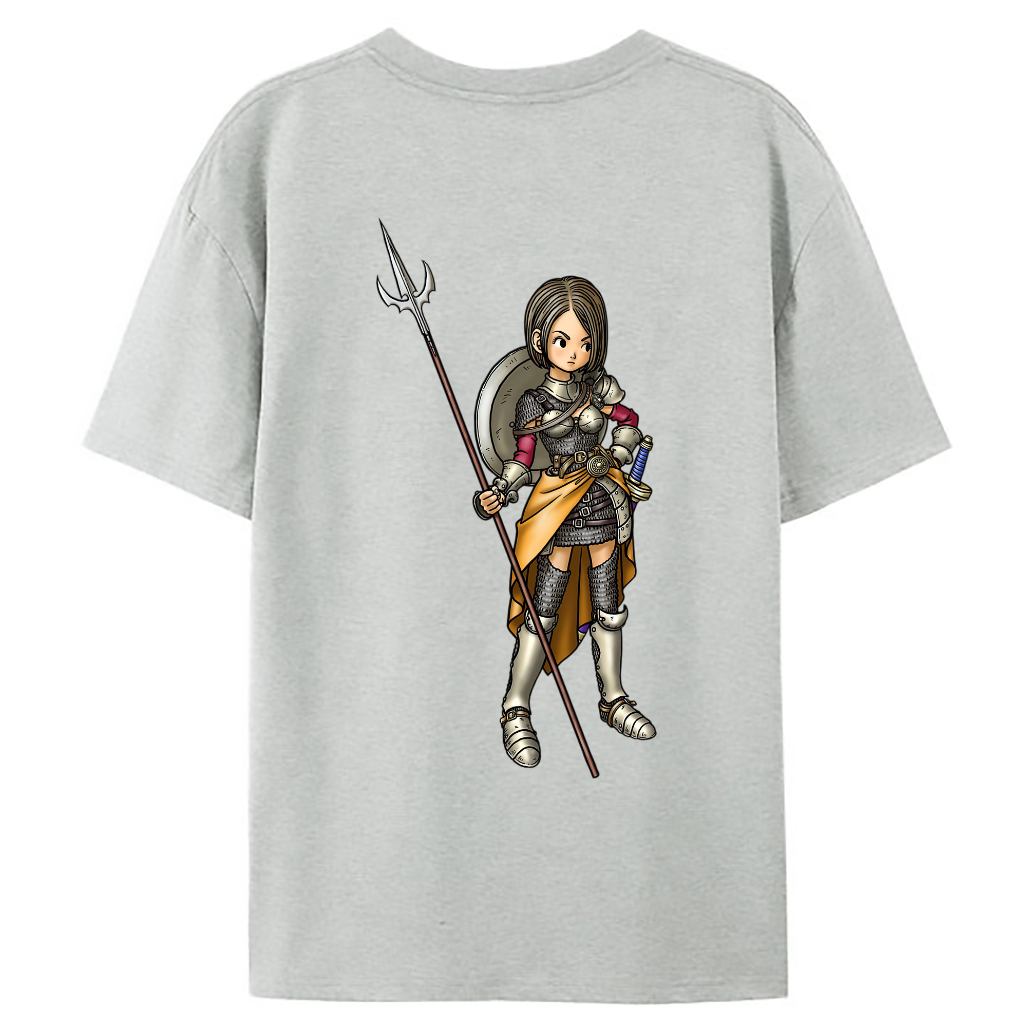 （画像用） ドラゴンクエスト Doragon Kuesuto Dragon Quest レディース半袖Tシャツ(バックプリント)