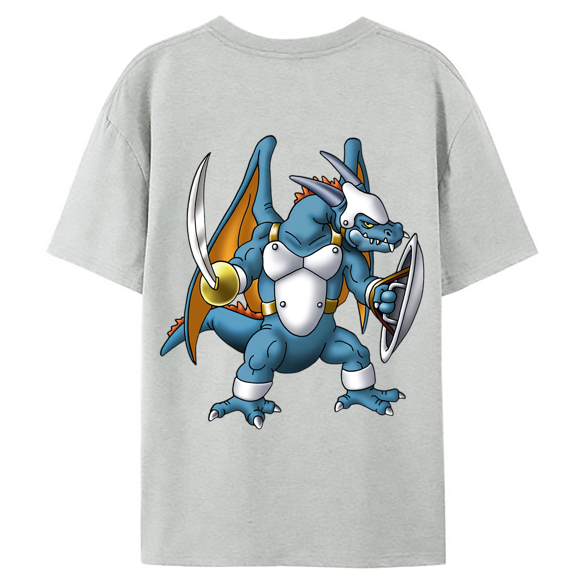 （画像用） ドラゴンクエスト Doragon Kuesuto Dragon Quest レディース半袖Tシャツ(バックプリント)