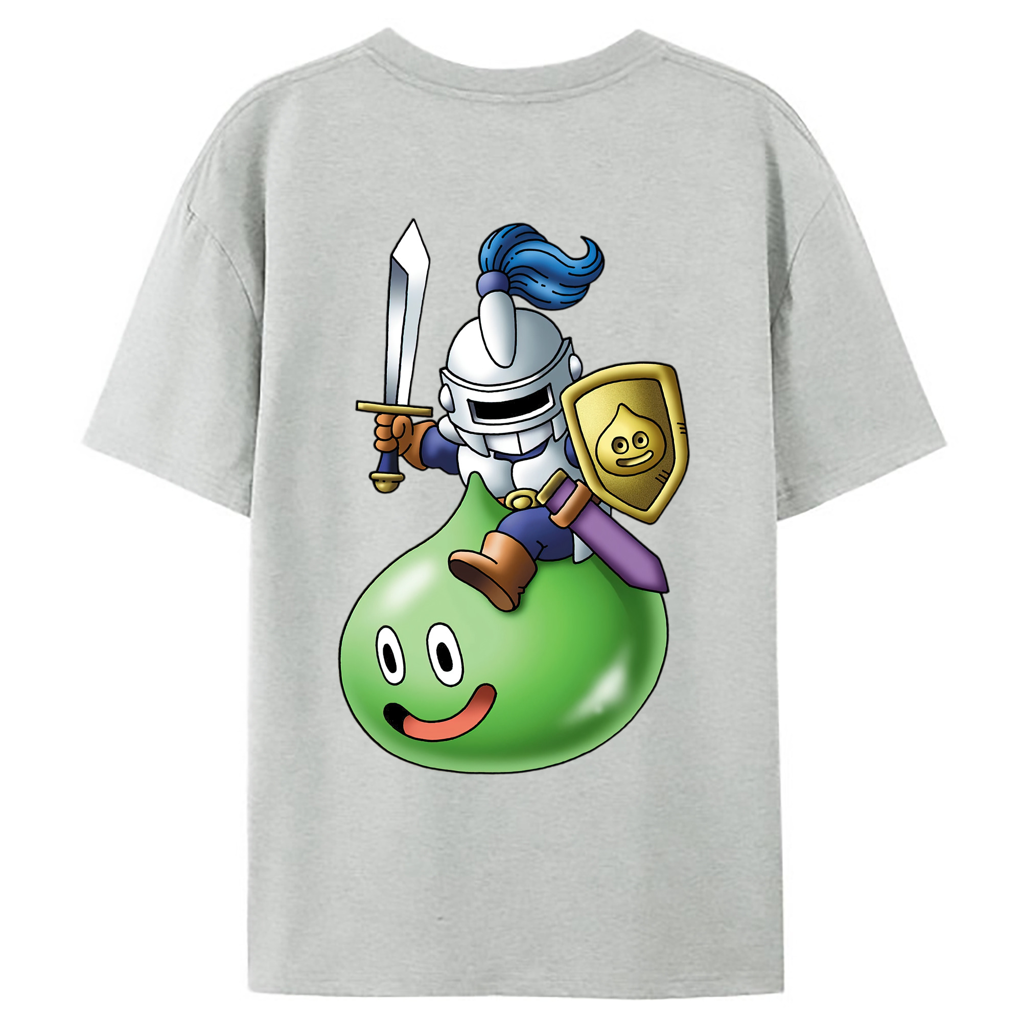 （画像用） ドラゴンクエスト Doragon Kuesuto Dragon Quest レディース半袖Tシャツ(バックプリント)