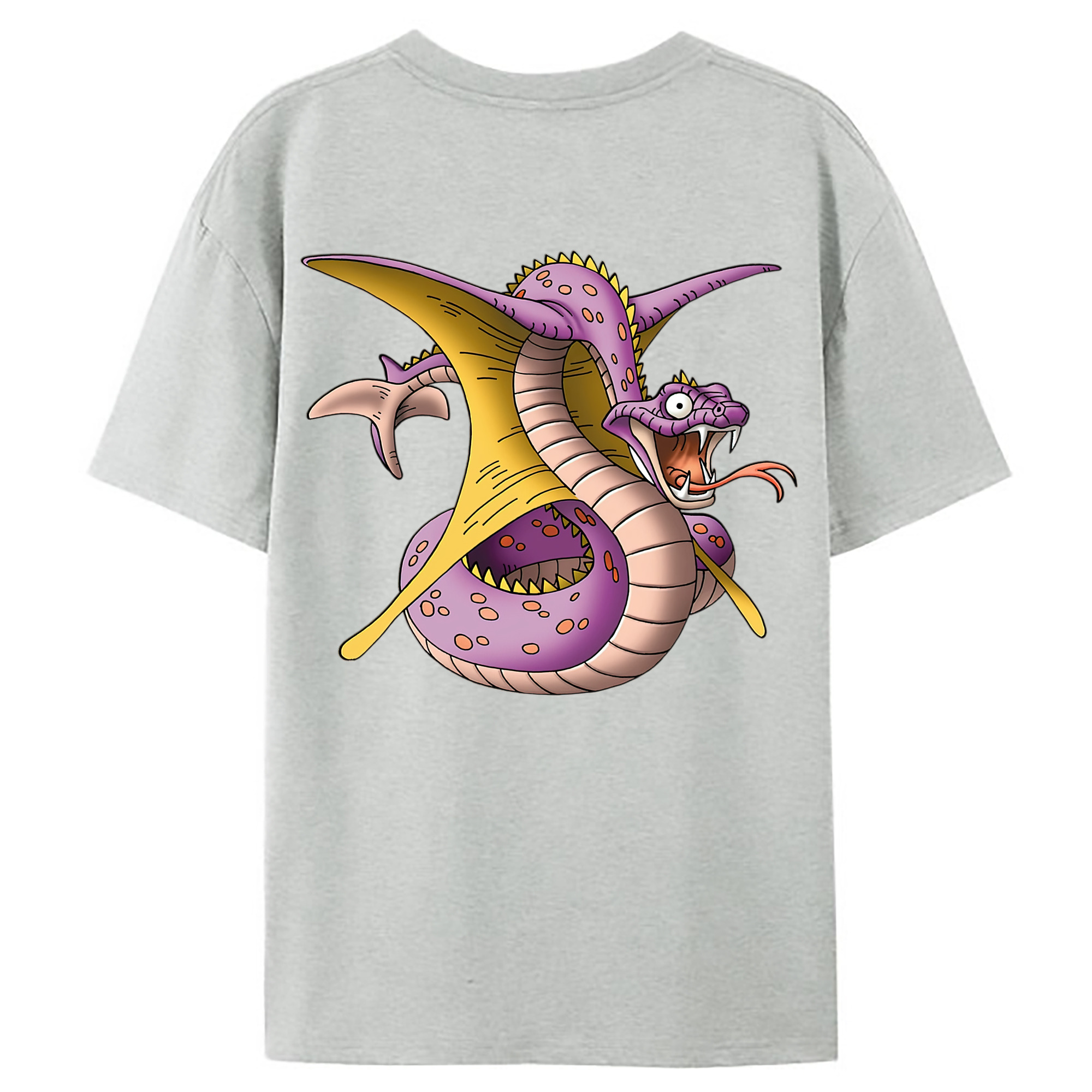 （画像用） ドラゴンクエスト Doragon Kuesuto Dragon Quest レディース半袖Tシャツ(バックプリント)