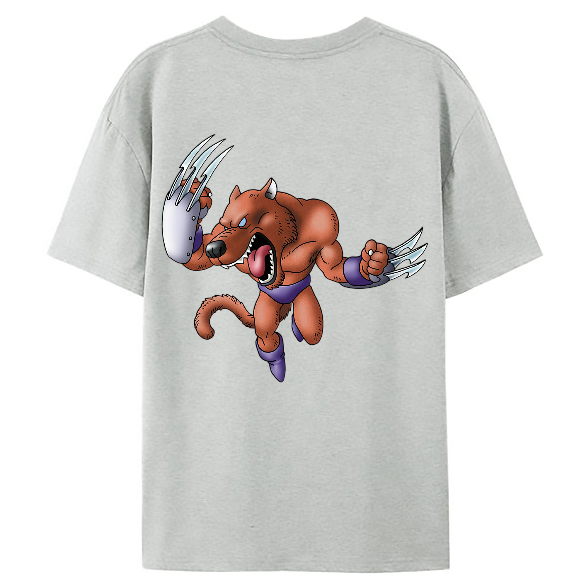 （画像用） ドラゴンクエスト Doragon Kuesuto Dragon Quest レディース半袖Tシャツ(バックプリント)