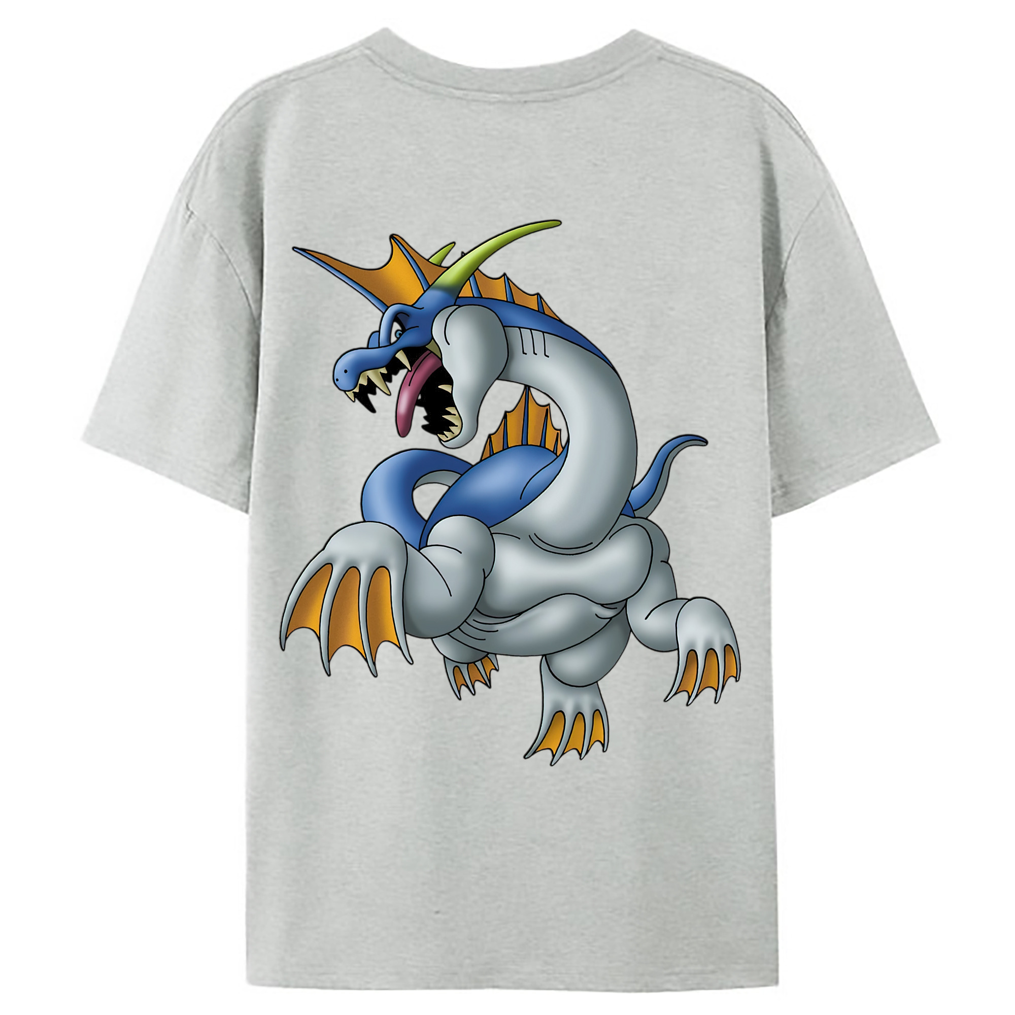 （画像用） ドラゴンクエスト Doragon Kuesuto Dragon Quest レディース半袖Tシャツ(バックプリント)