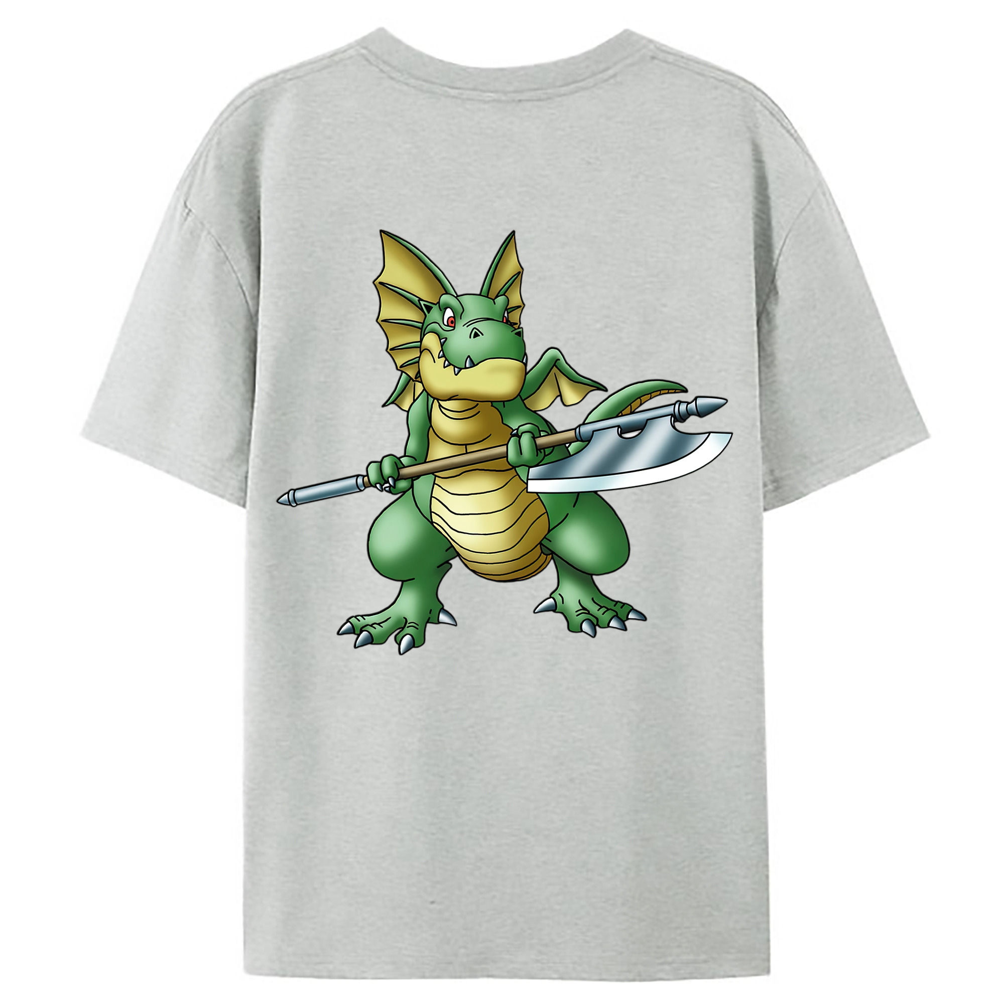 （画像用） ドラゴンクエスト Doragon Kuesuto Dragon Quest レディース半袖Tシャツ(バックプリント)