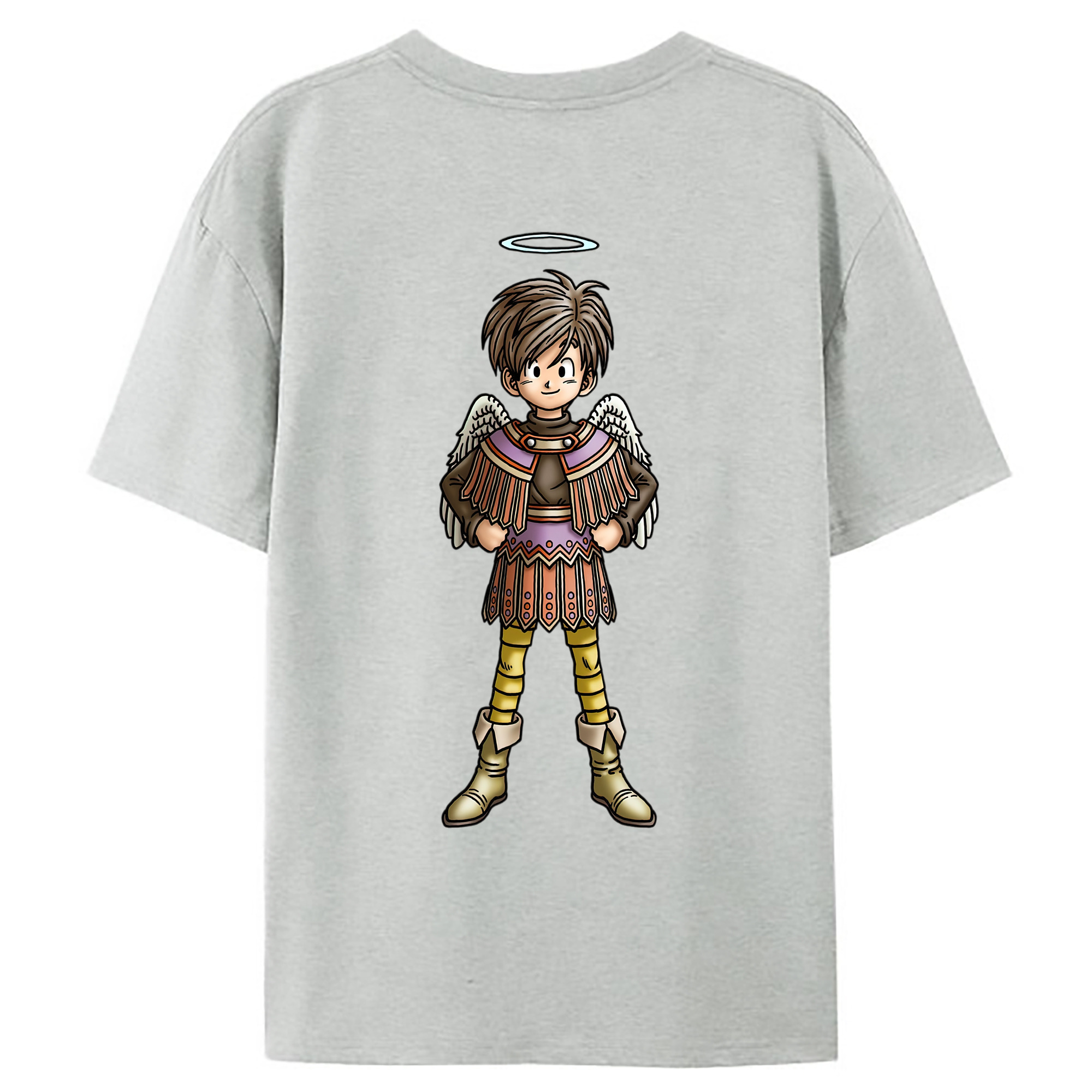（画像用） ドラゴンクエスト Doragon Kuesuto Dragon Quest レディース半袖Tシャツ(バックプリント)