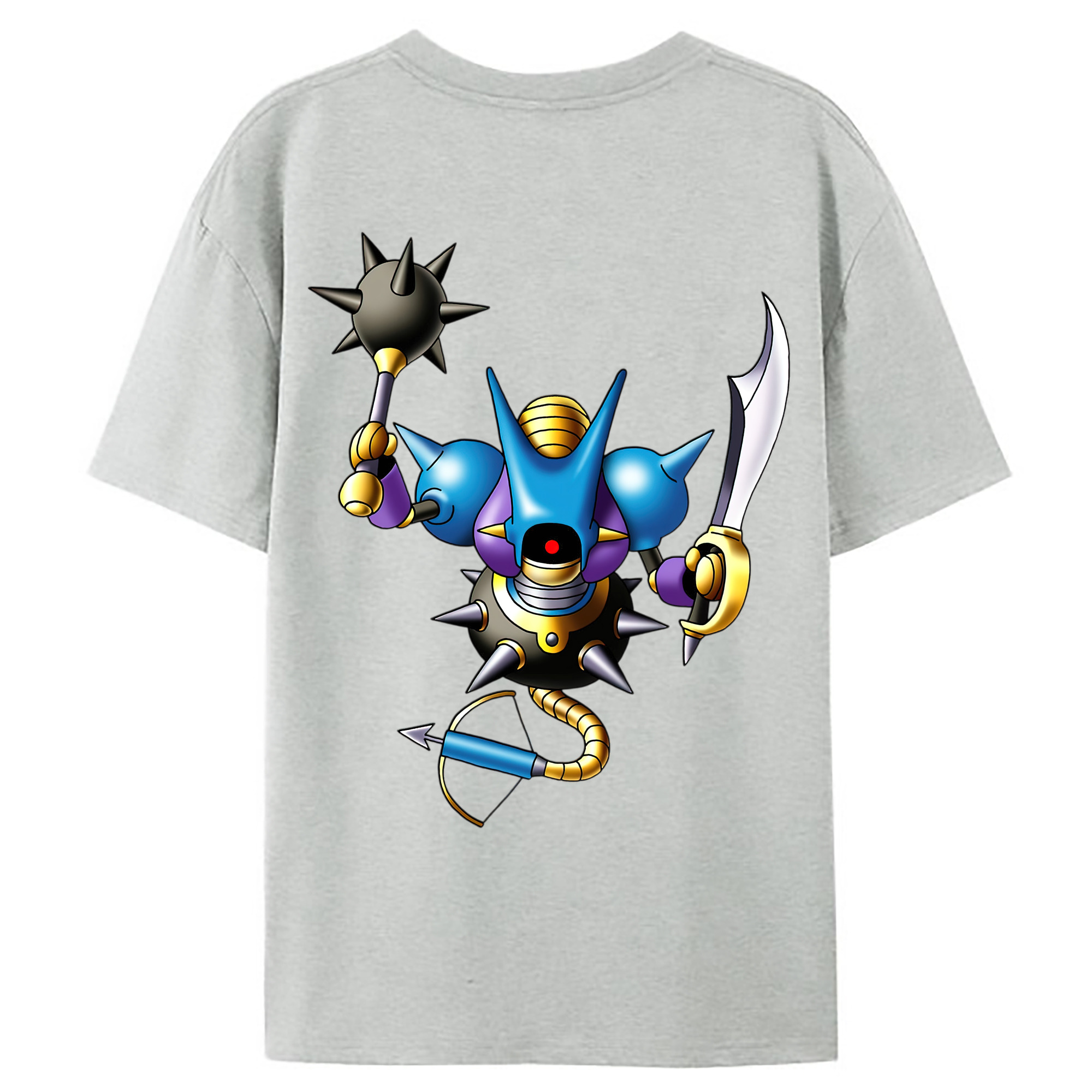 （画像用） ドラゴンクエスト Doragon Kuesuto Dragon Quest レディース半袖Tシャツ(バックプリント)