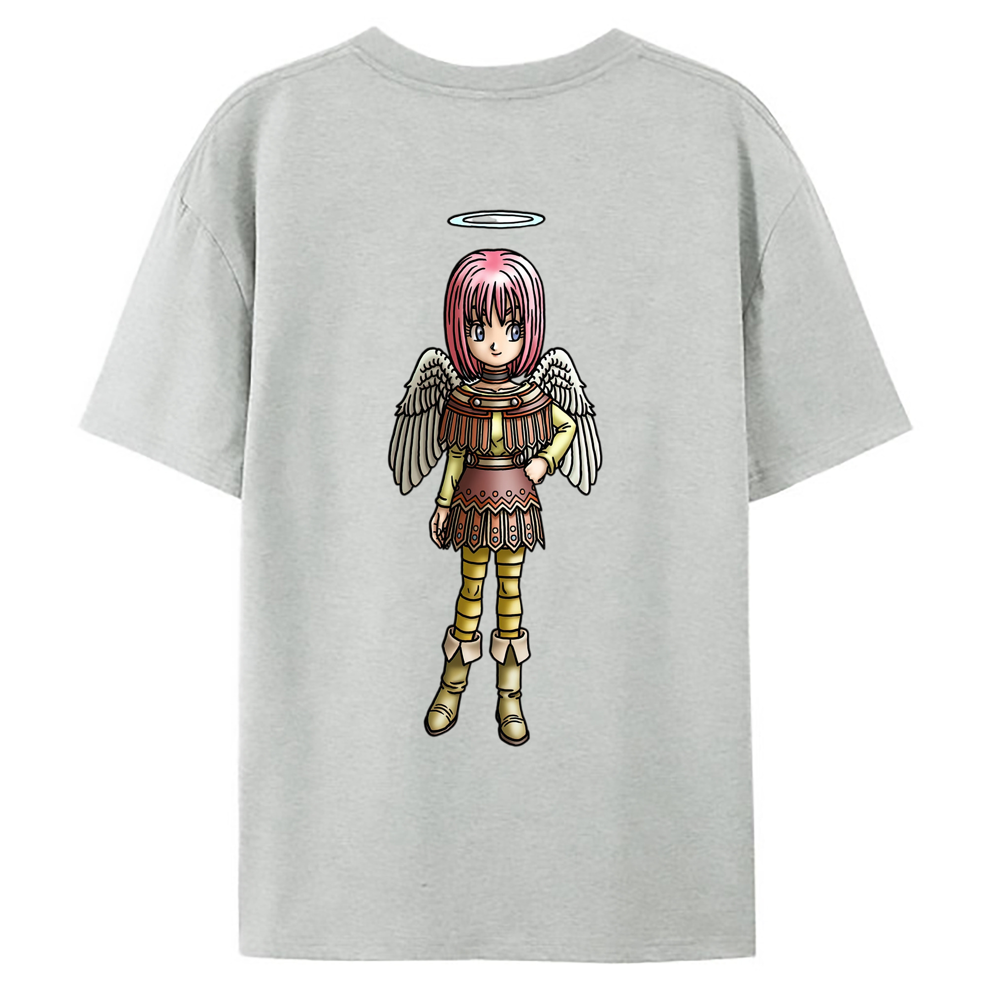 （画像用） ドラゴンクエスト Doragon Kuesuto Dragon Quest レディース半袖Tシャツ(バックプリント)