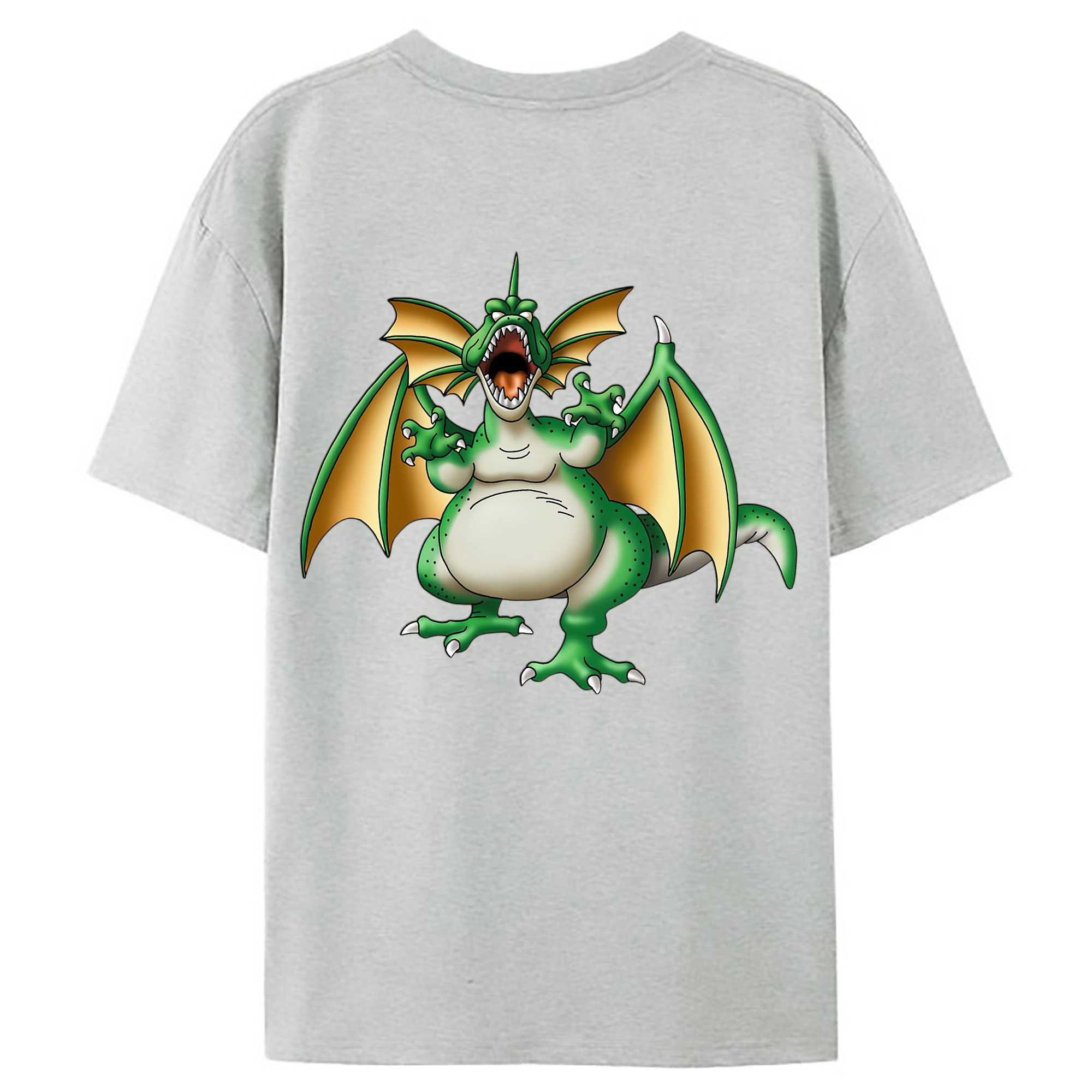 （画像用） ドラゴンクエスト Doragon Kuesuto Dragon Quest レディース半袖Tシャツ(バックプリント)
