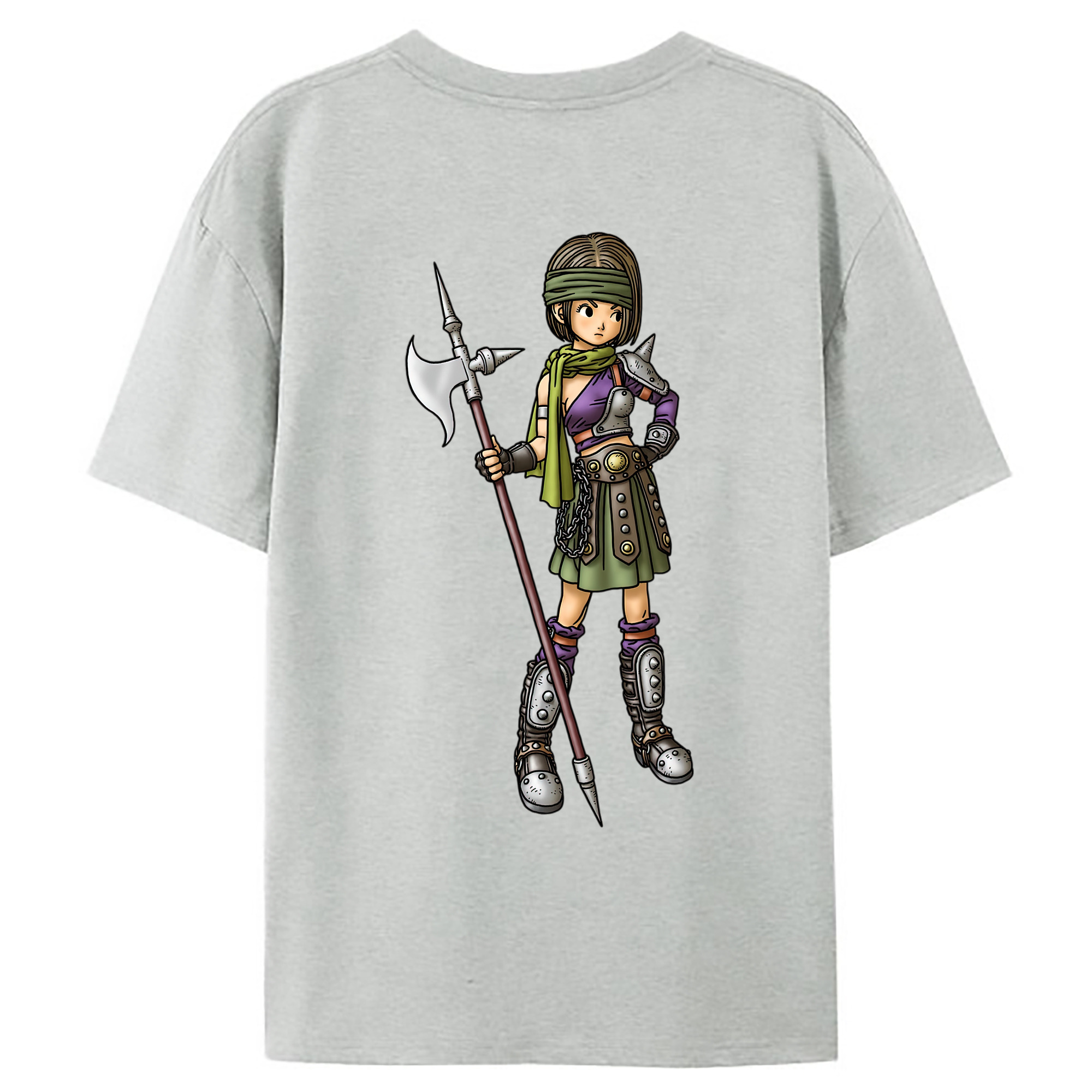 （画像用） ドラゴンクエスト Doragon Kuesuto Dragon Quest レディース半袖Tシャツ(バックプリント)