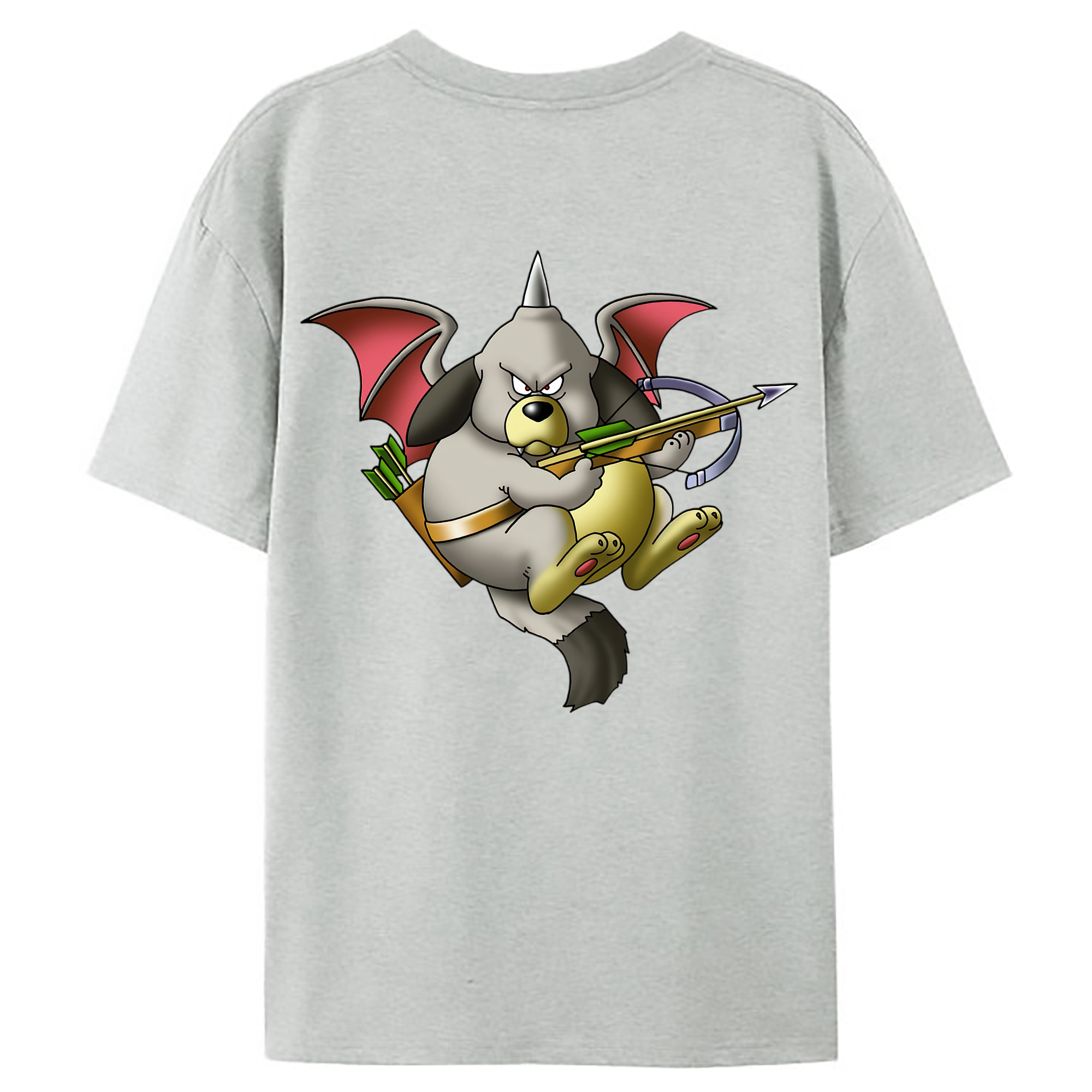 （画像用） ドラゴンクエスト Doragon Kuesuto Dragon Quest レディース半袖Tシャツ(バックプリント)