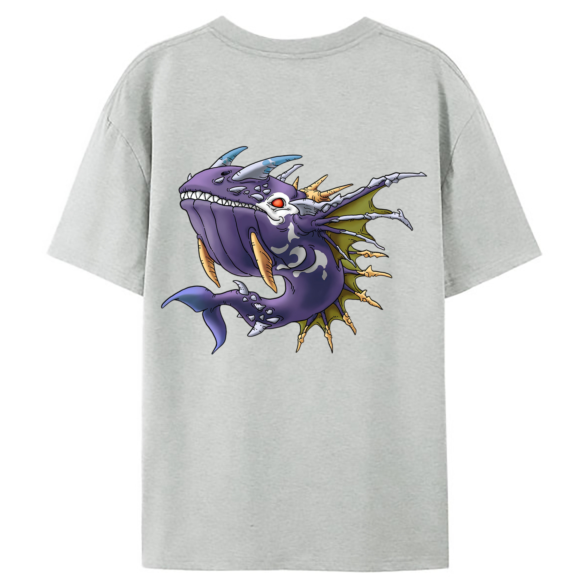 （画像用） ドラゴンクエスト Doragon Kuesuto Dragon Quest レディース半袖Tシャツ(バックプリント)