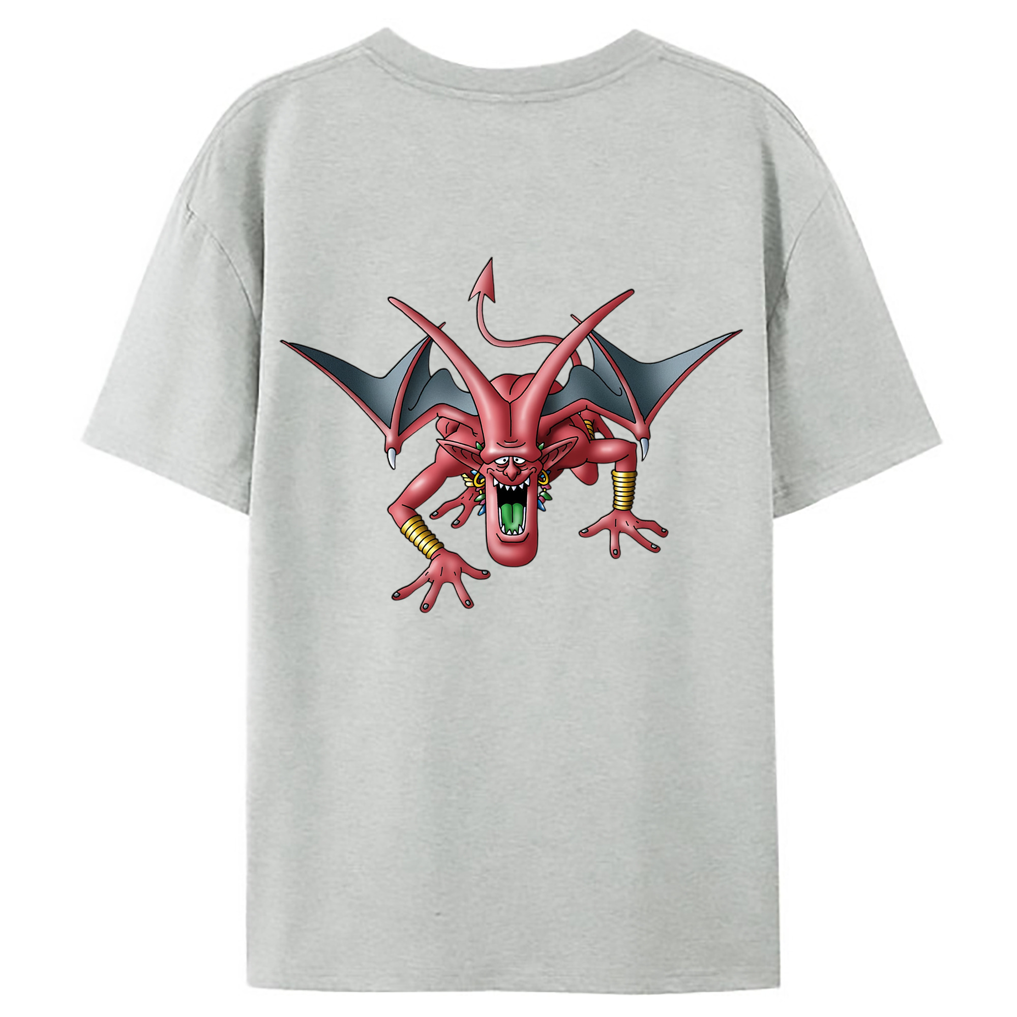 （画像用） ドラゴンクエスト Doragon Kuesuto Dragon Quest レディース半袖Tシャツ(バックプリント)