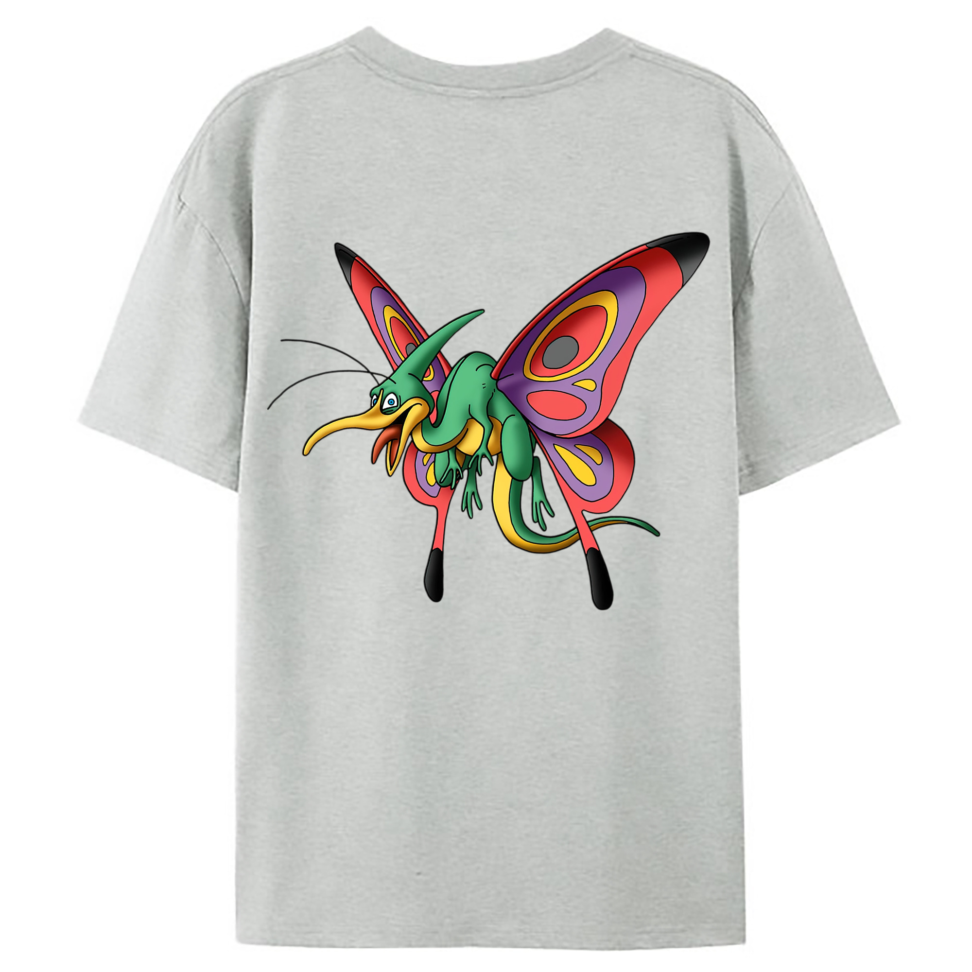 （画像用） ドラゴンクエスト Doragon Kuesuto Dragon Quest レディース半袖Tシャツ(バックプリント)