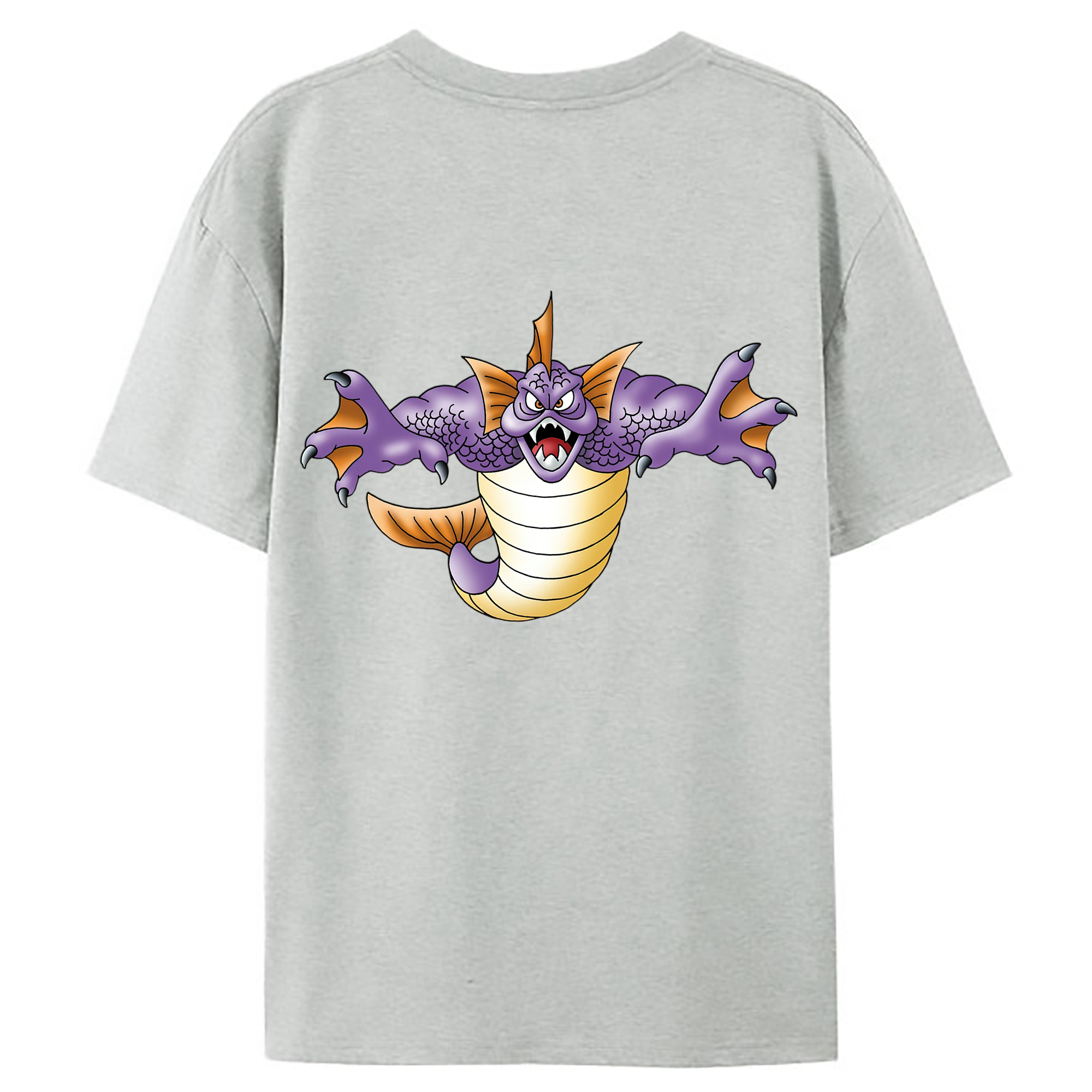 （画像用） ドラゴンクエスト Doragon Kuesuto Dragon Quest レディース半袖Tシャツ(バックプリント)
