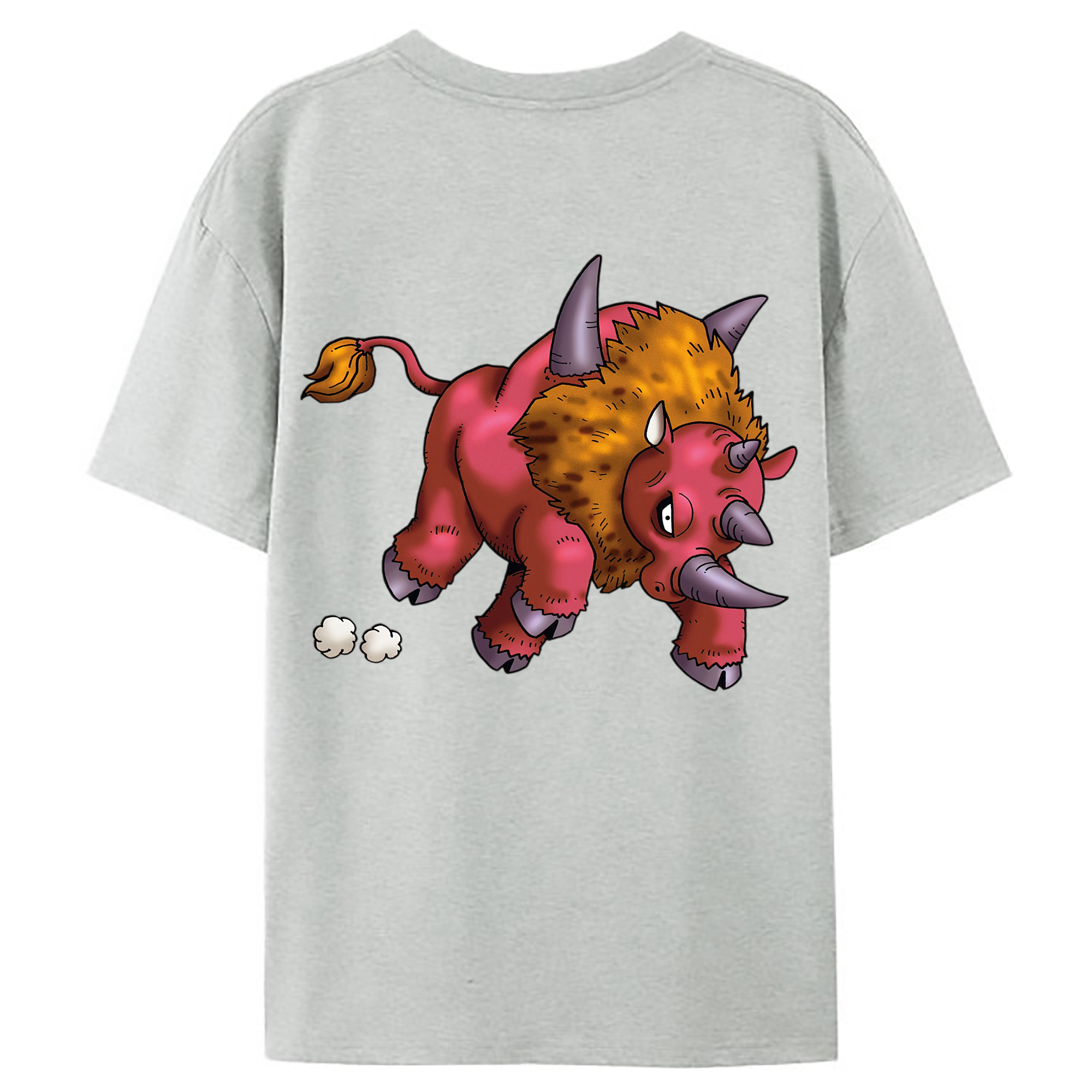 （画像用） ドラゴンクエスト Doragon Kuesuto Dragon Quest レディース半袖Tシャツ(バックプリント)