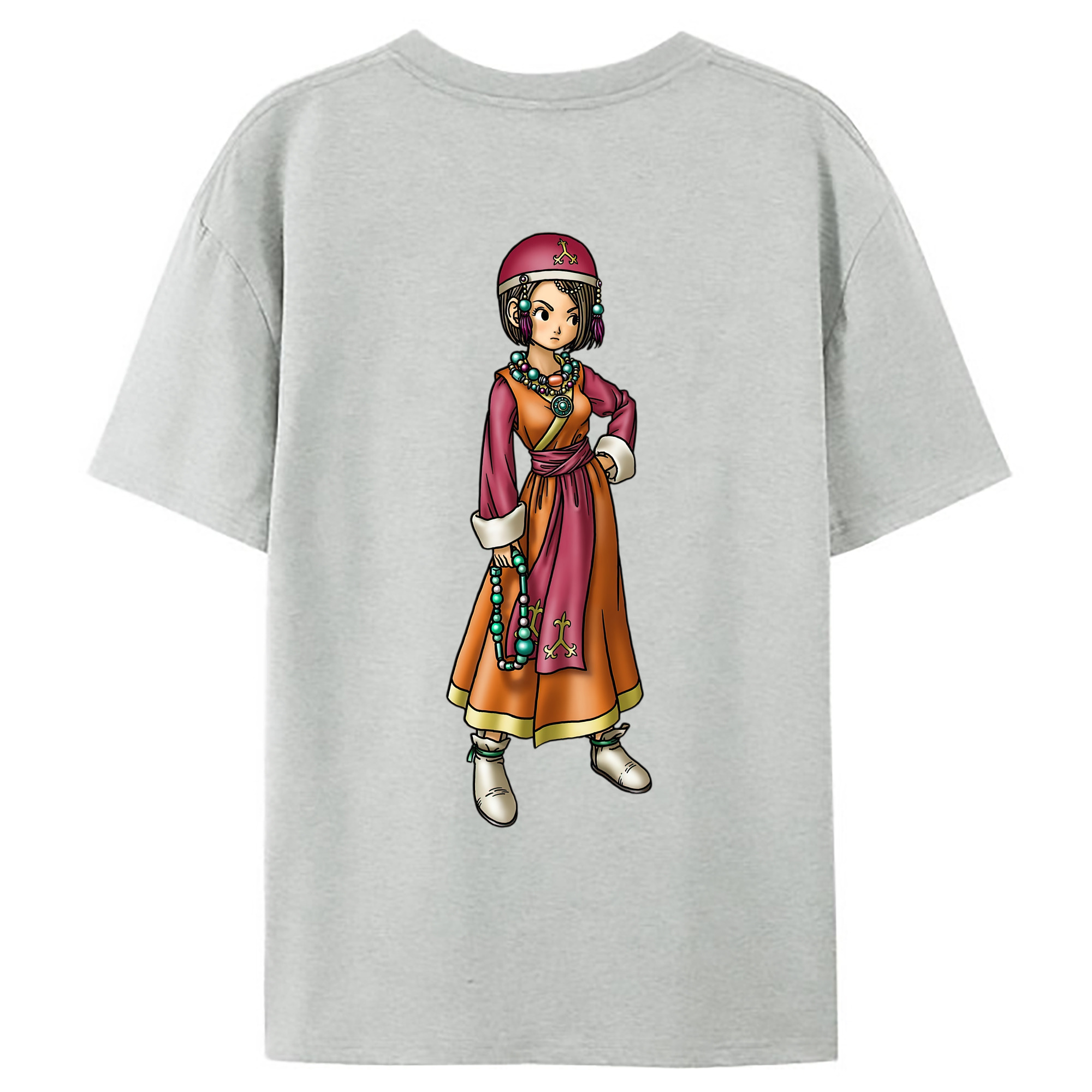 （画像用） ドラゴンクエスト Doragon Kuesuto Dragon Quest レディース半袖Tシャツ(バックプリント)
