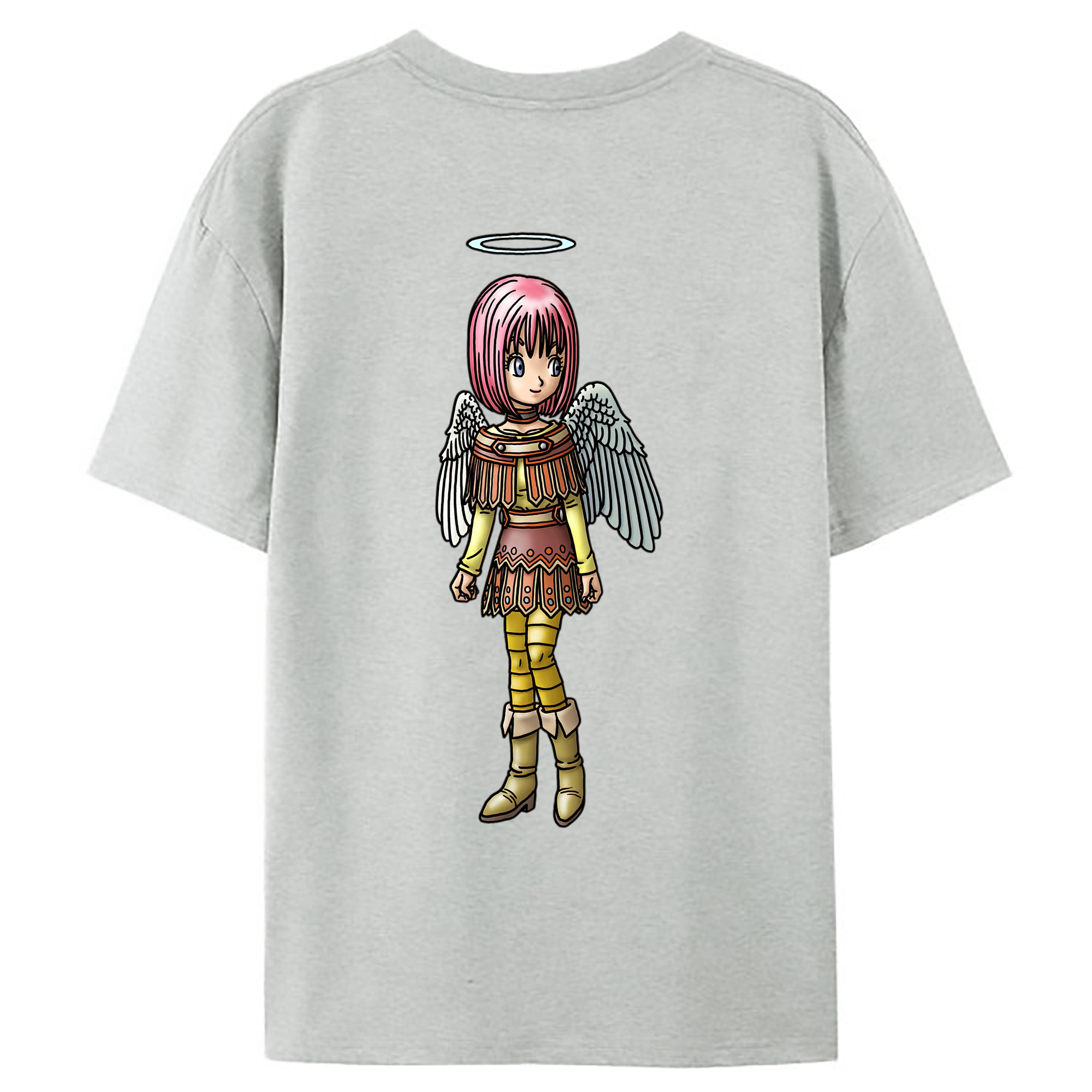 （画像用） ドラゴンクエスト Doragon Kuesuto Dragon Quest レディース半袖Tシャツ(バックプリント)