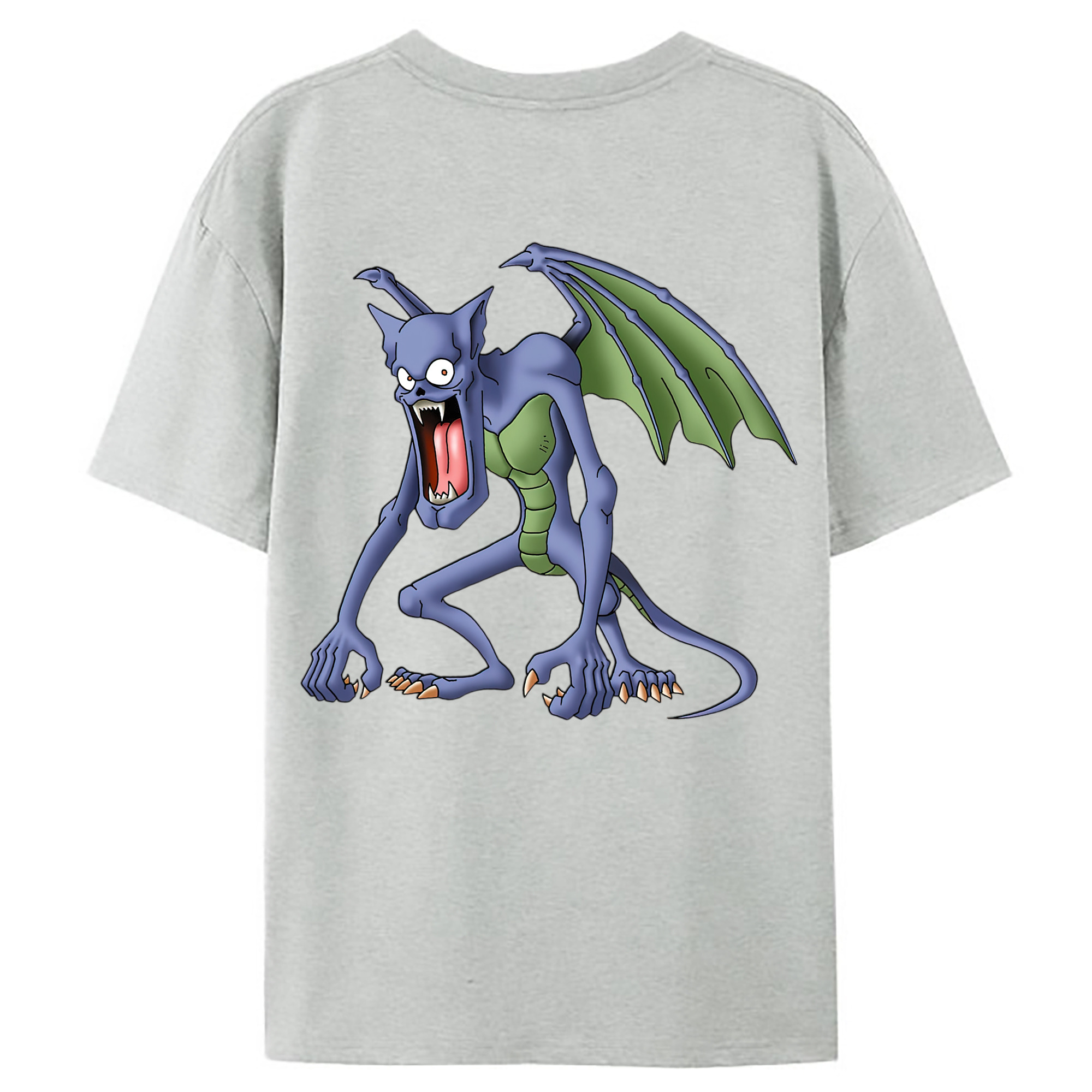 （画像用） ドラゴンクエスト Doragon Kuesuto Dragon Quest レディース半袖Tシャツ(バックプリント)