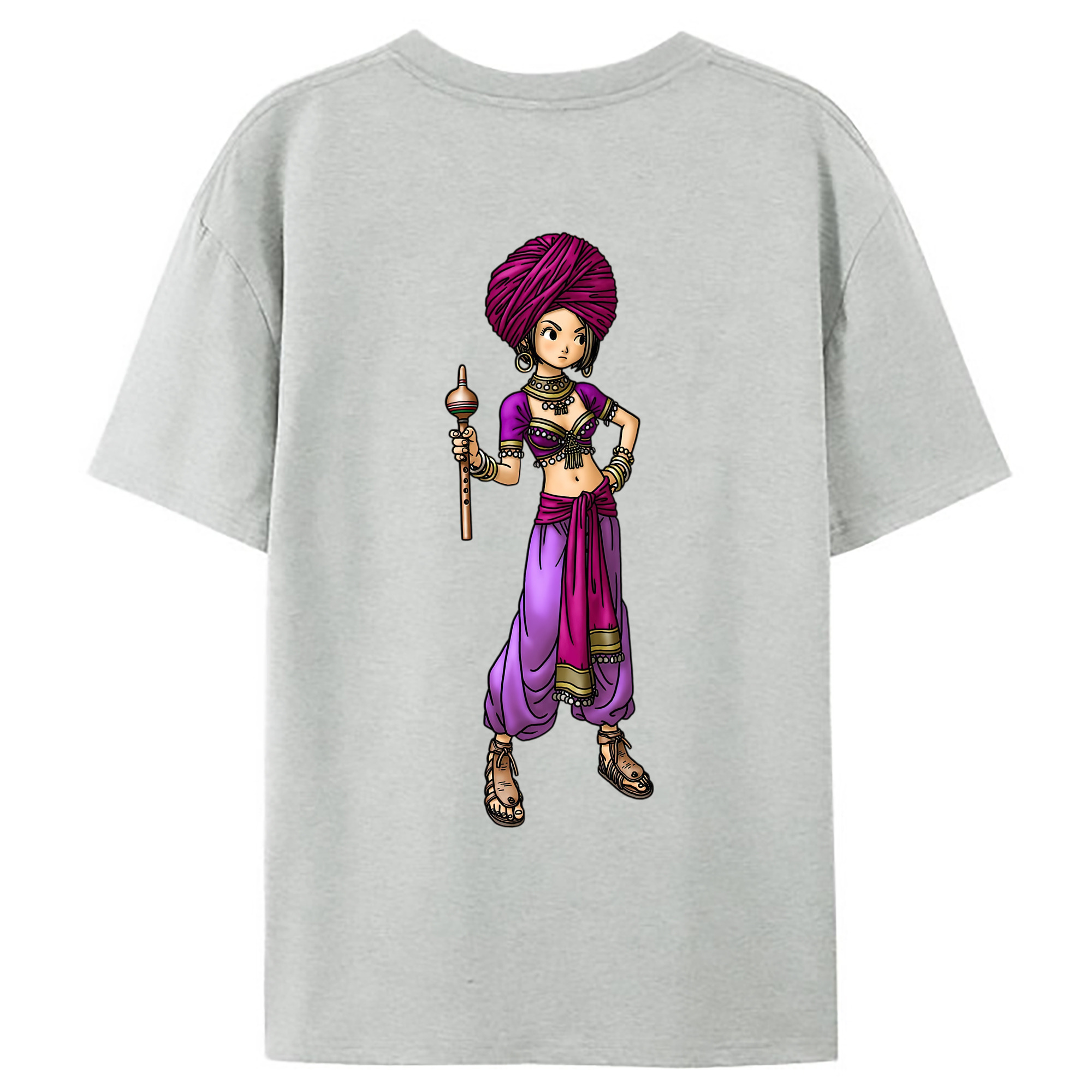 （画像用） ドラゴンクエスト Doragon Kuesuto Dragon Quest レディース半袖Tシャツ(バックプリント)