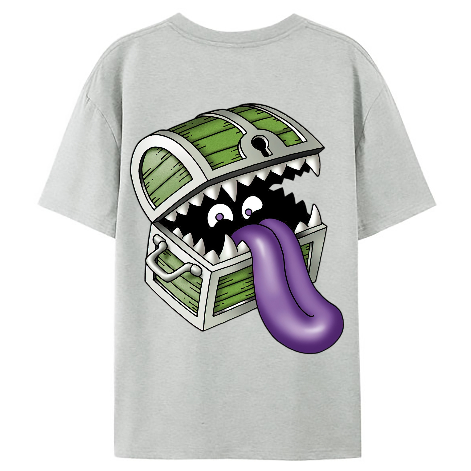 （画像用） ドラゴンクエスト Doragon Kuesuto Dragon Quest レディース半袖Tシャツ(バックプリント)