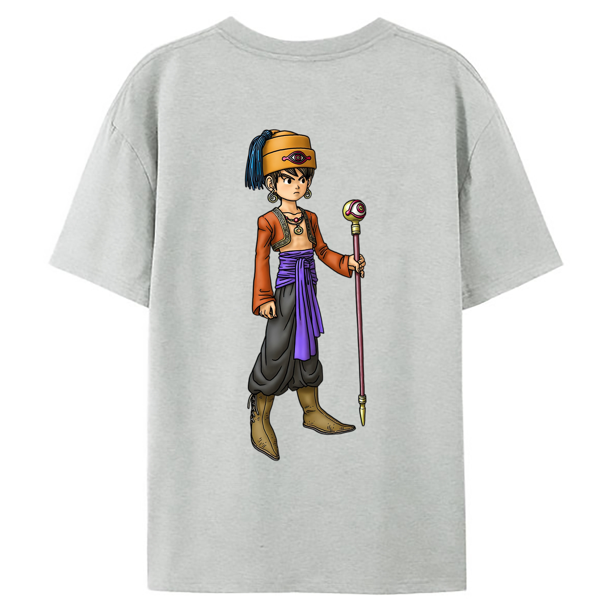 （画像用） ドラゴンクエスト Doragon Kuesuto Dragon Quest レディース半袖Tシャツ(バックプリント)
