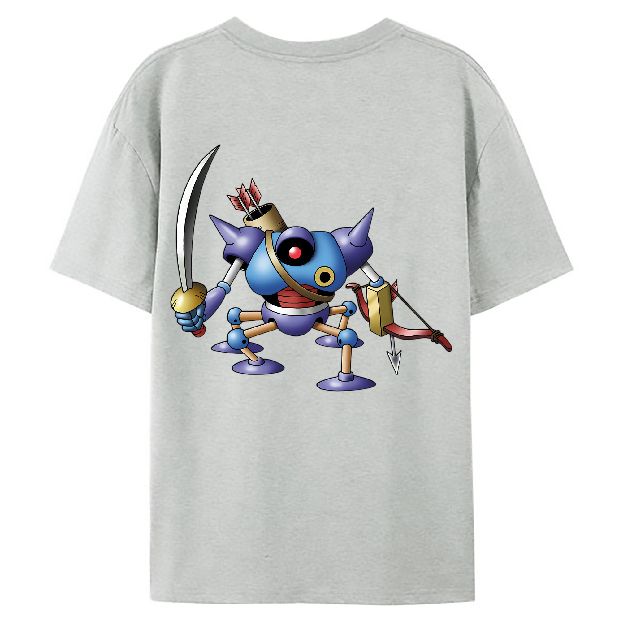 （画像用） ドラゴンクエスト Doragon Kuesuto Dragon Quest レディース半袖Tシャツ(バックプリント)