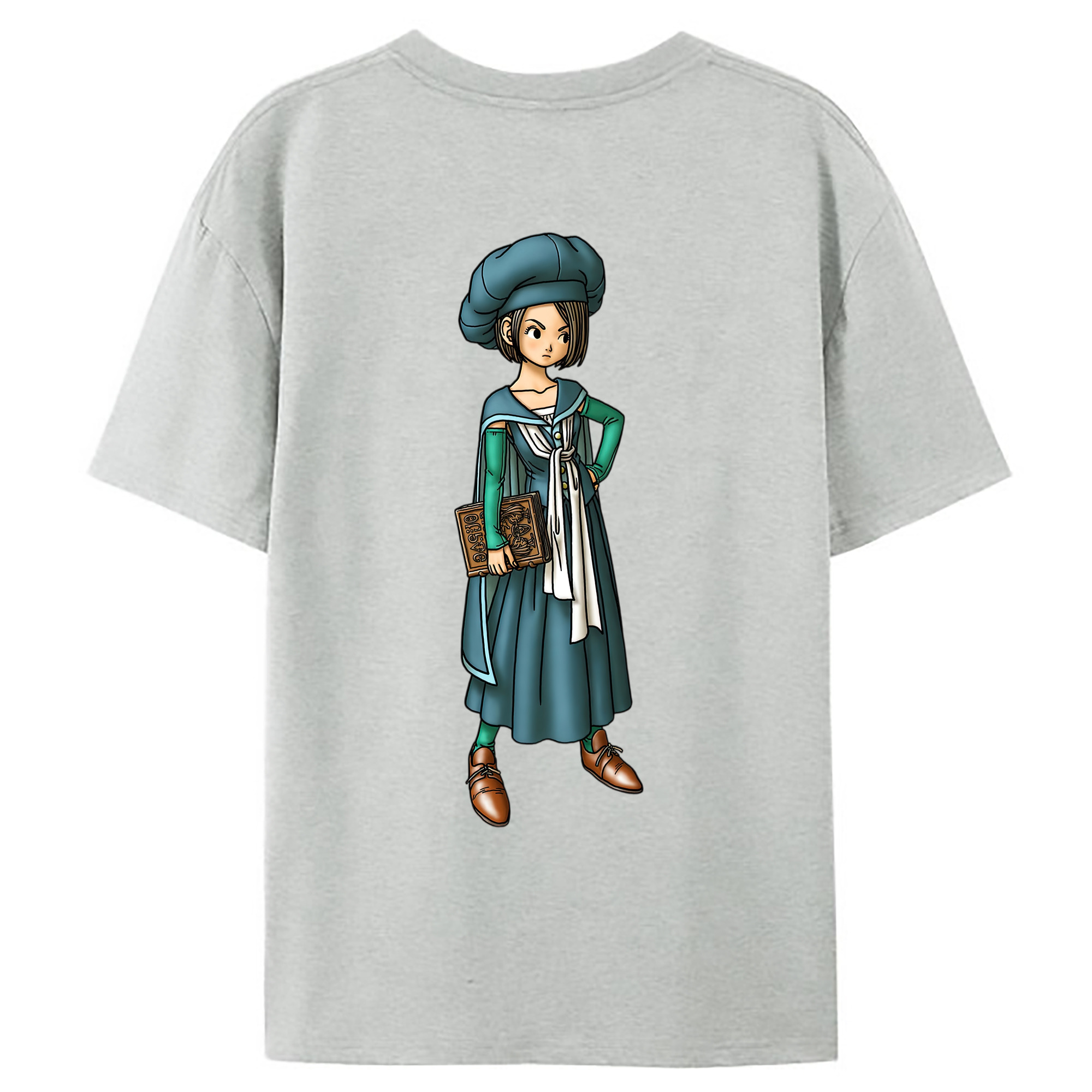 （画像用） ドラゴンクエスト Doragon Kuesuto Dragon Quest レディース半袖Tシャツ(バックプリント)
