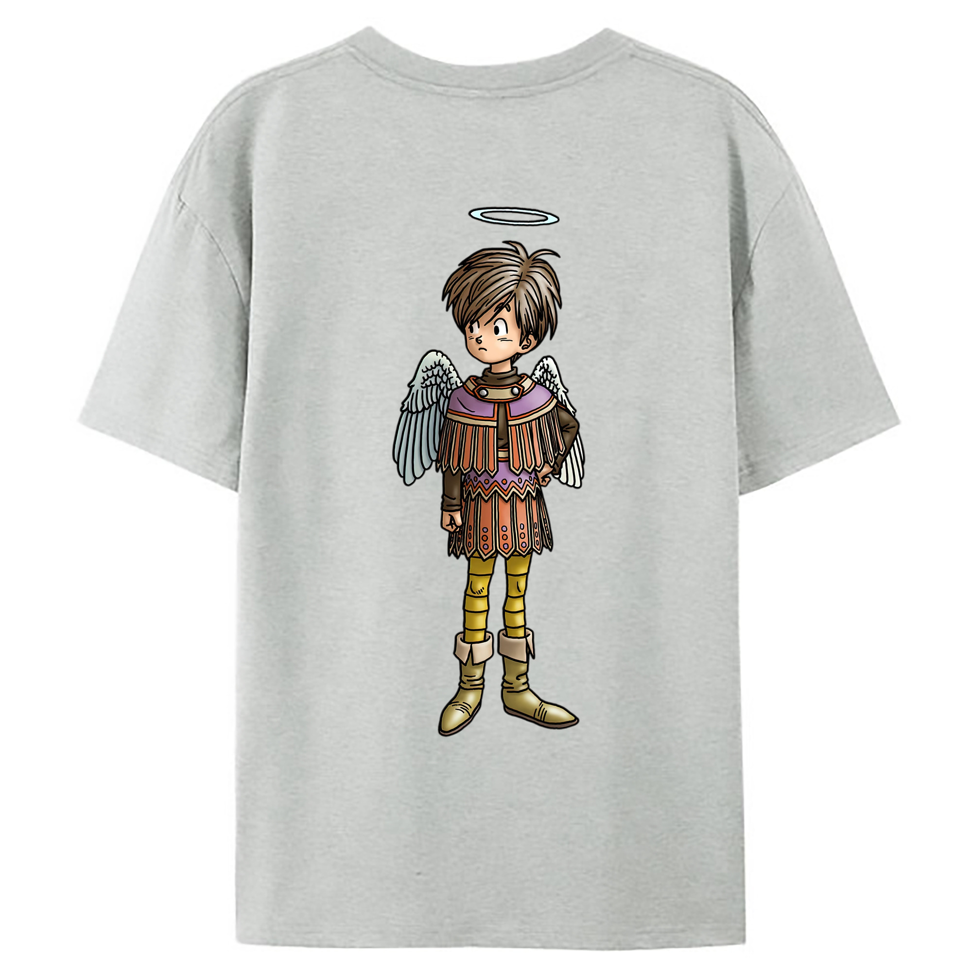 （画像用） ドラゴンクエスト Doragon Kuesuto Dragon Quest レディース半袖Tシャツ(バックプリント)