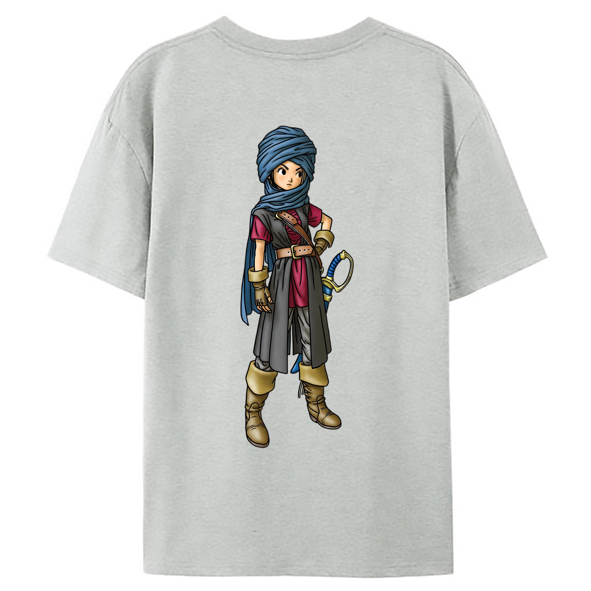 （画像用） ドラゴンクエスト Doragon Kuesuto Dragon Quest レディース半袖Tシャツ(バックプリント)