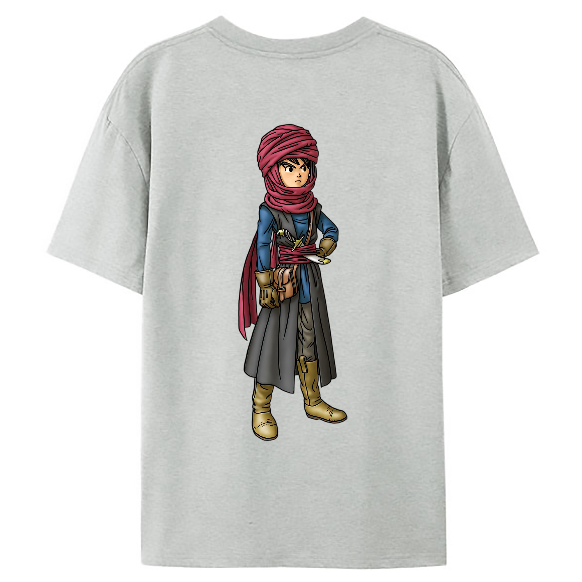 （画像用） ドラゴンクエスト Doragon Kuesuto Dragon Quest レディース半袖Tシャツ(バックプリント)