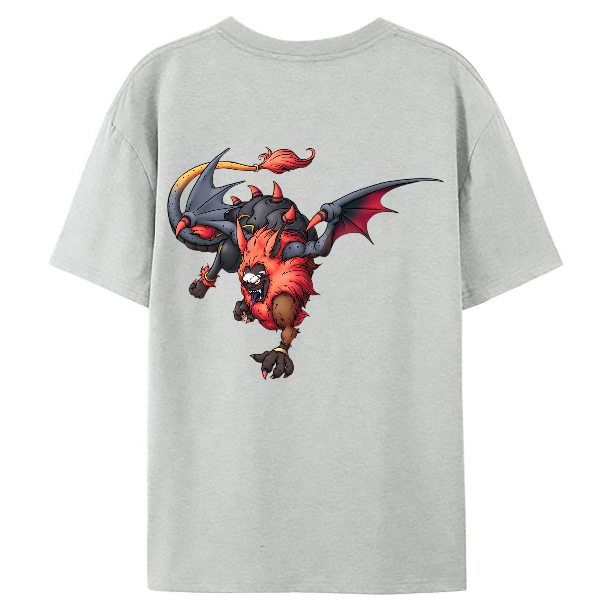 （画像用） ドラゴンクエスト Doragon Kuesuto Dragon Quest レディース半袖Tシャツ(バックプリント)