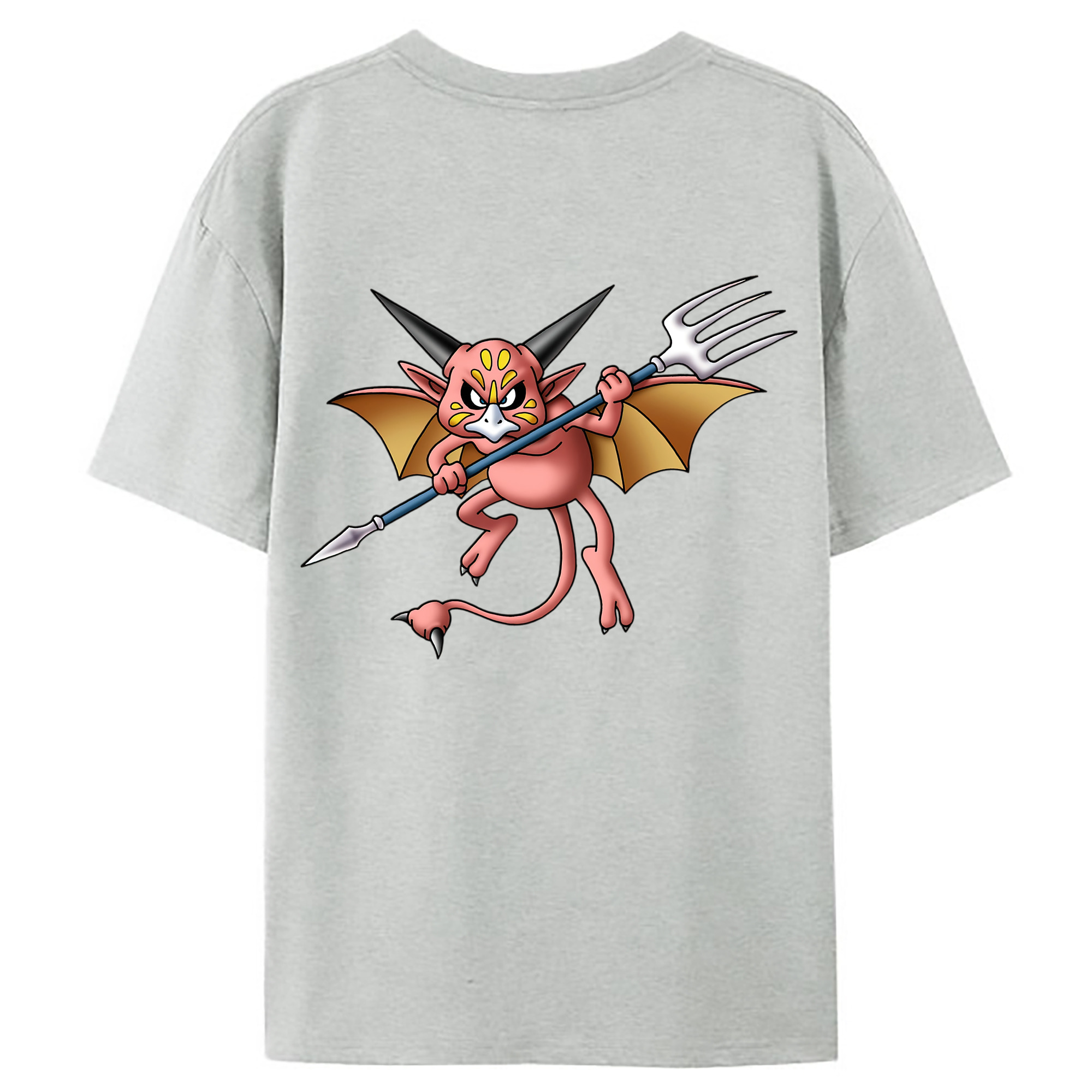 （画像用） ドラゴンクエスト Doragon Kuesuto Dragon Quest レディース半袖Tシャツ(バックプリント)