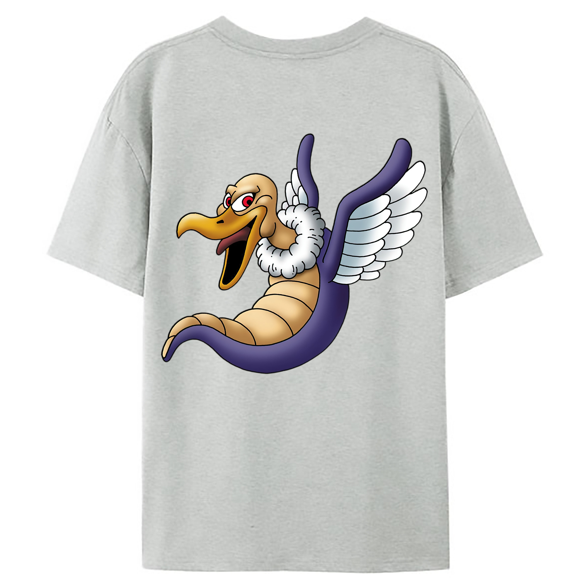 （画像用） ドラゴンクエスト Doragon Kuesuto Dragon Quest レディース半袖Tシャツ(バックプリント)