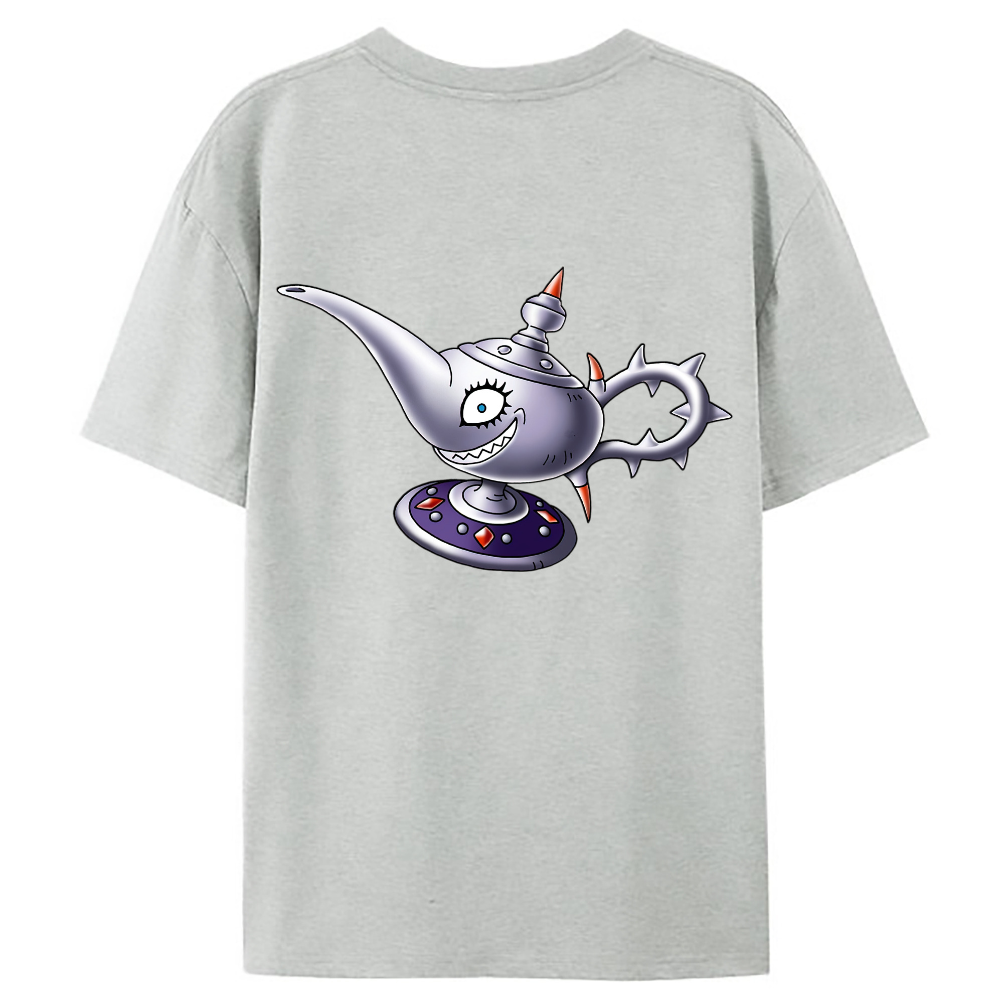 （画像用） ドラゴンクエスト Doragon Kuesuto Dragon Quest レディース半袖Tシャツ(バックプリント)