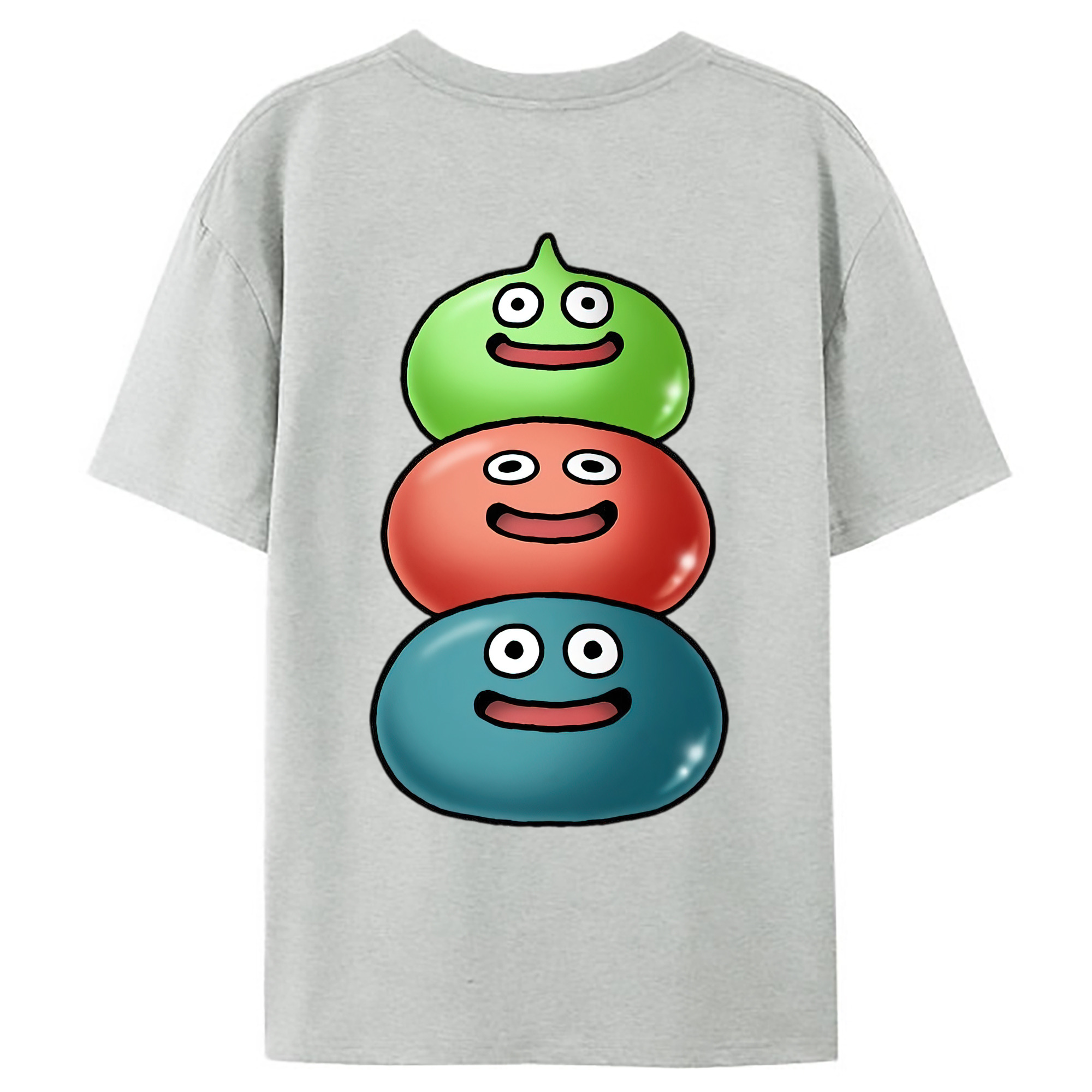 （画像用） ドラゴンクエスト Doragon Kuesuto Dragon Quest レディース半袖Tシャツ(バックプリント)