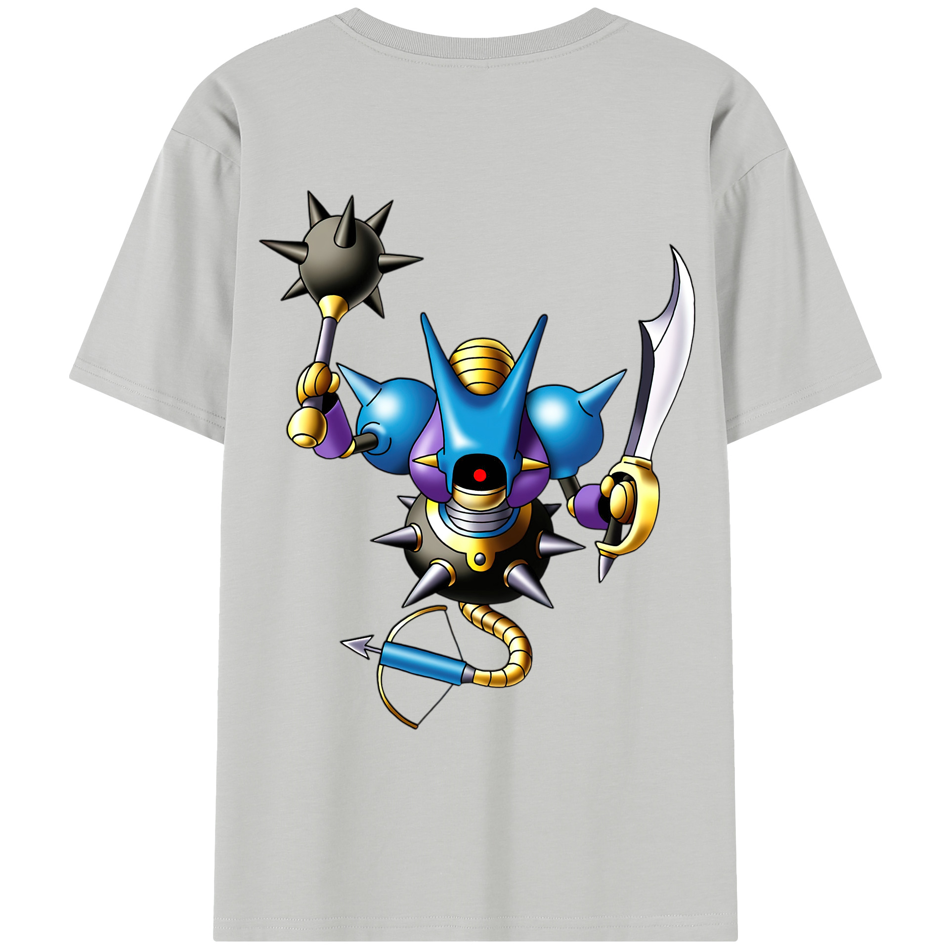 （画像用） ドラゴンクエスト Doragon Kuesuto Dragon Quest レディース半袖Tシャツ(バックプリント)