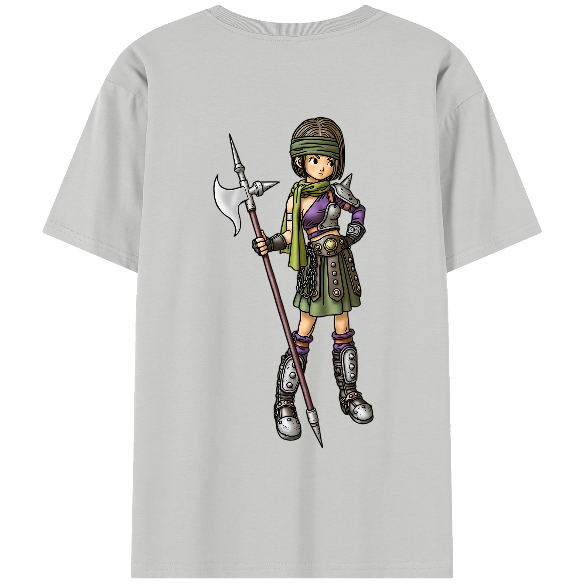 （画像用） ドラゴンクエスト Doragon Kuesuto Dragon Quest レディース半袖Tシャツ(バックプリント)