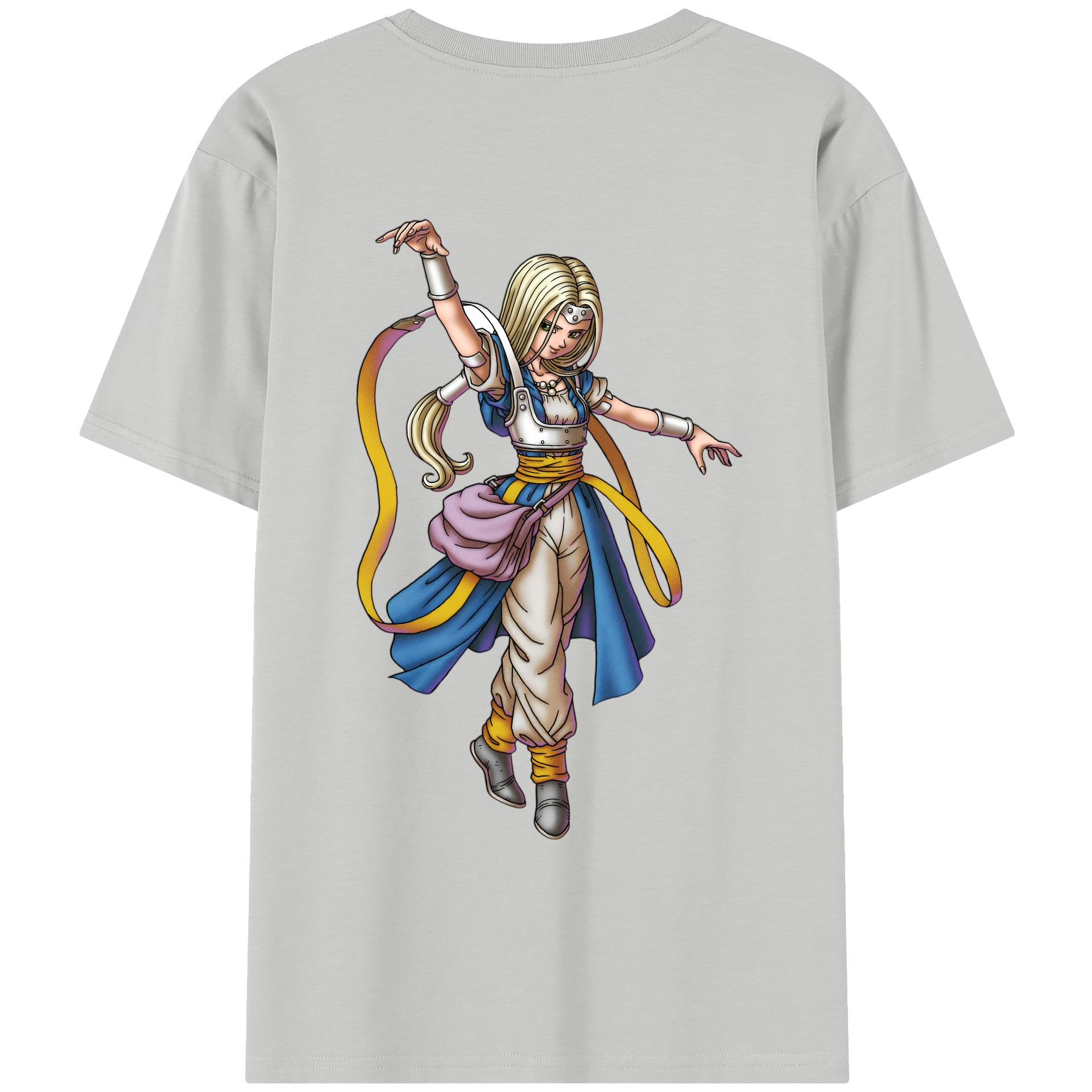（画像用） ドラゴンクエスト Doragon Kuesuto Dragon Quest レディース半袖Tシャツ(バックプリント)