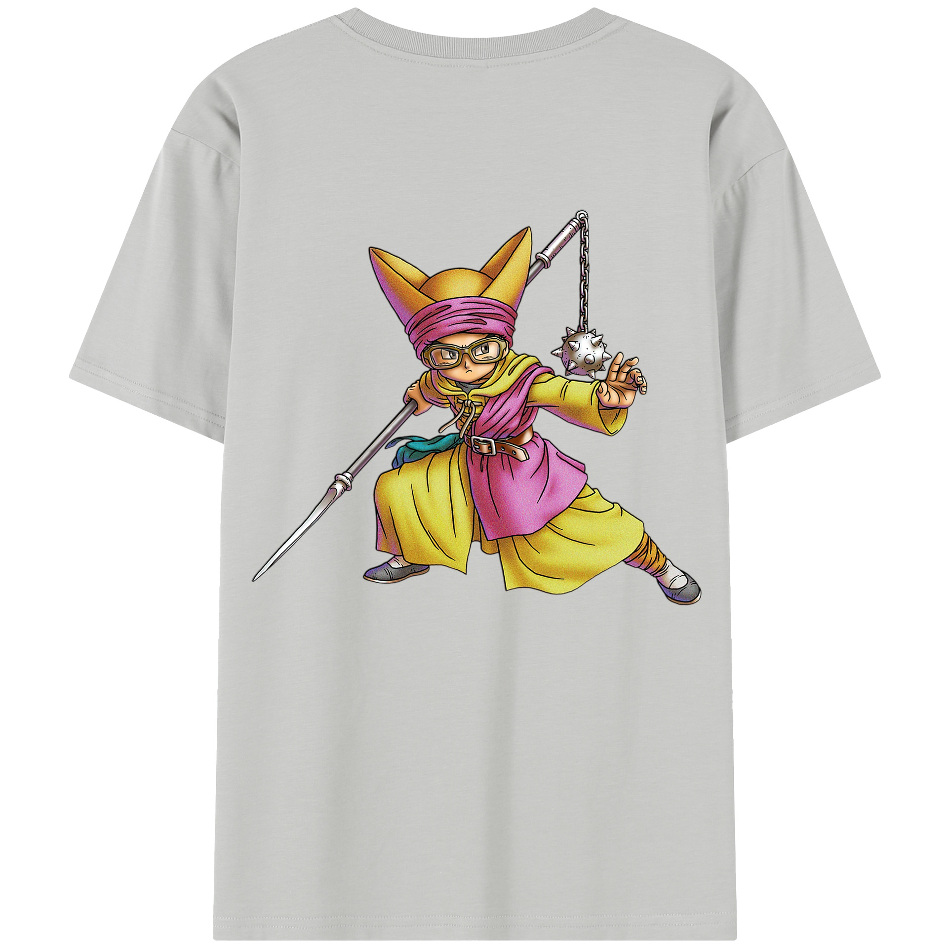 （画像用） ドラゴンクエスト Doragon Kuesuto Dragon Quest レディース半袖Tシャツ(バックプリント)