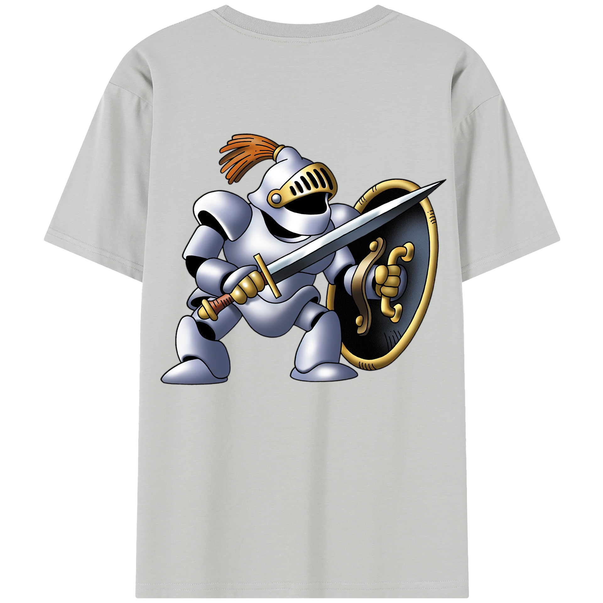 （画像用） ドラゴンクエスト Doragon Kuesuto Dragon Quest レディース半袖Tシャツ(バックプリント)
