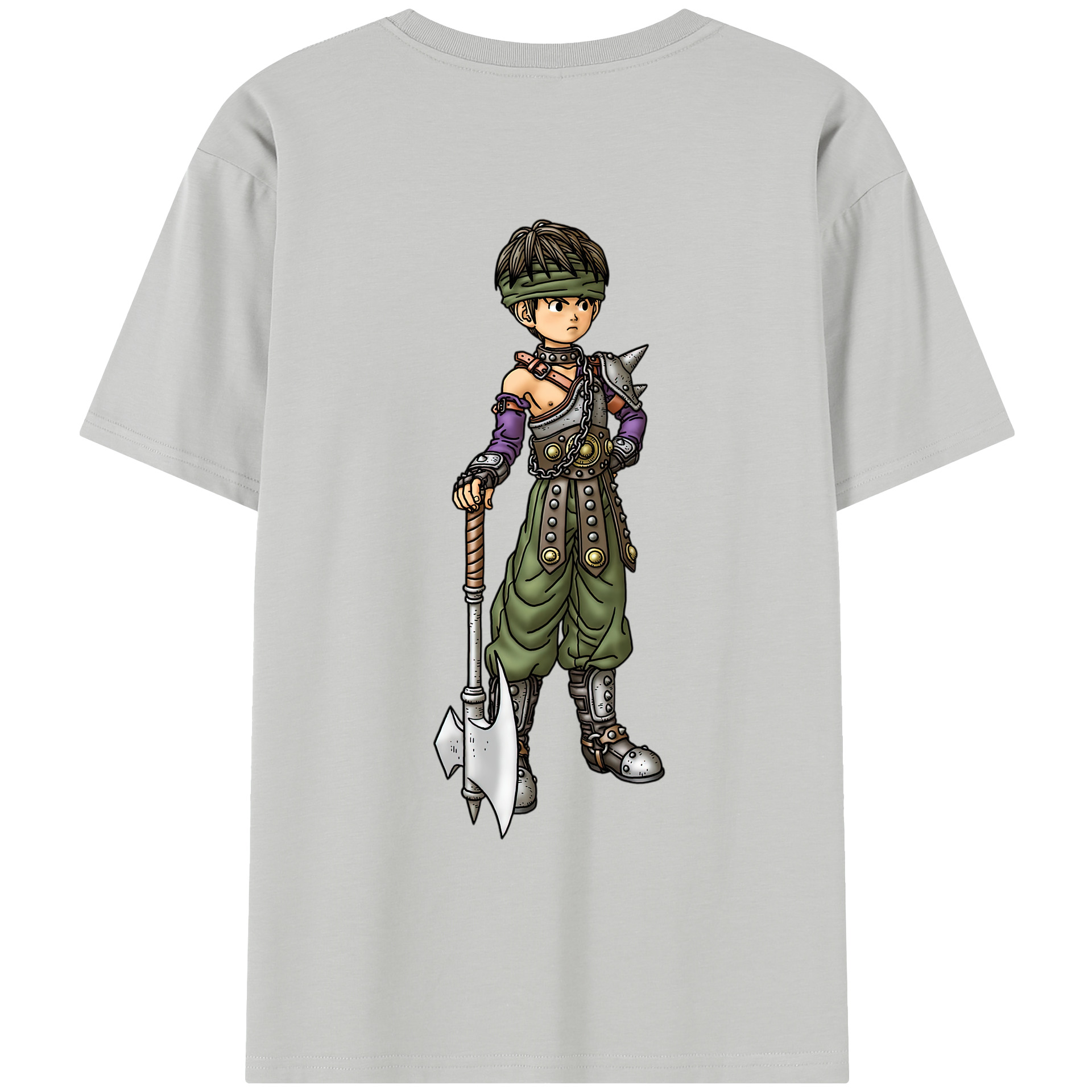 （画像用） ドラゴンクエスト Doragon Kuesuto Dragon Quest レディース半袖Tシャツ(バックプリント)