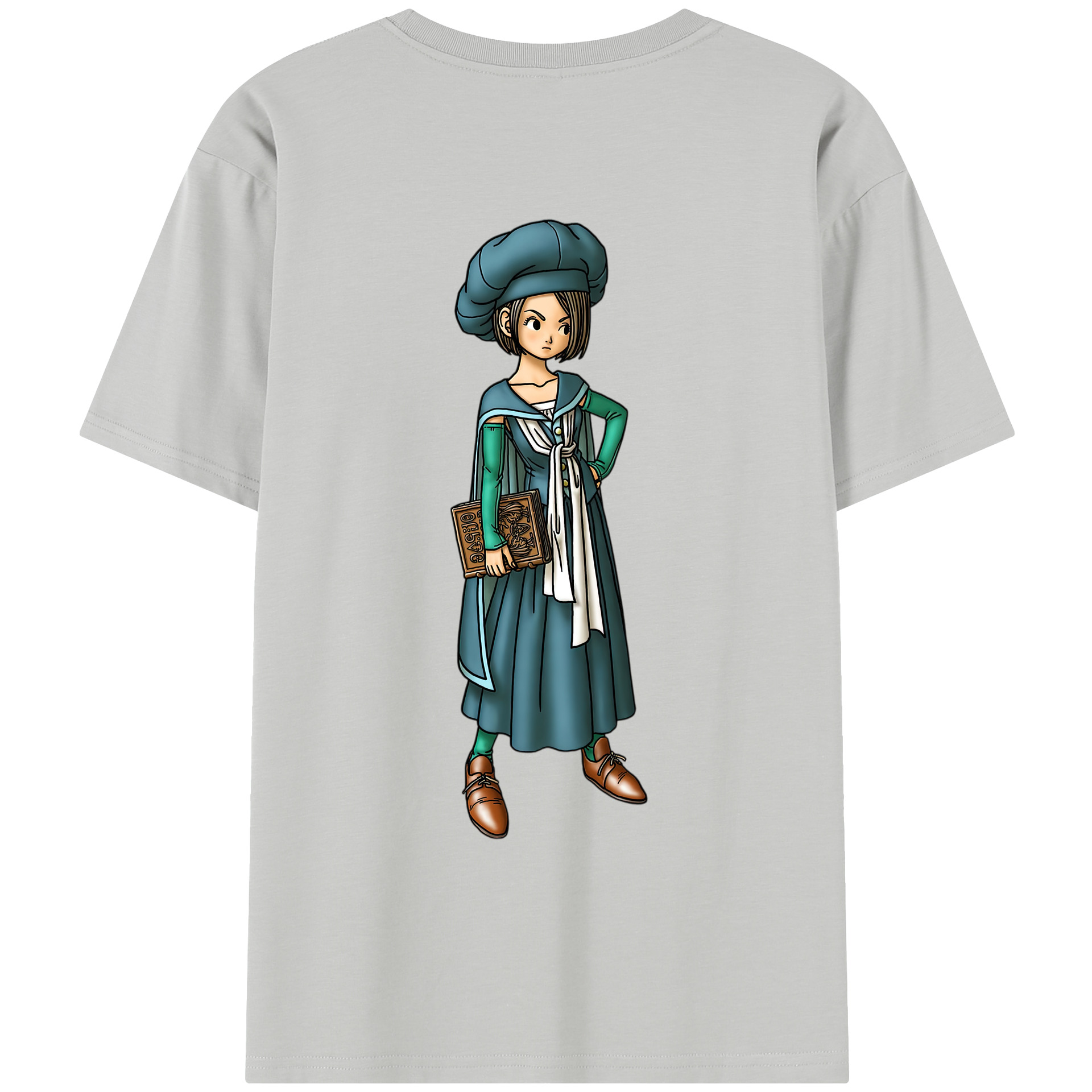 （画像用） ドラゴンクエスト Doragon Kuesuto Dragon Quest レディース半袖Tシャツ(バックプリント)