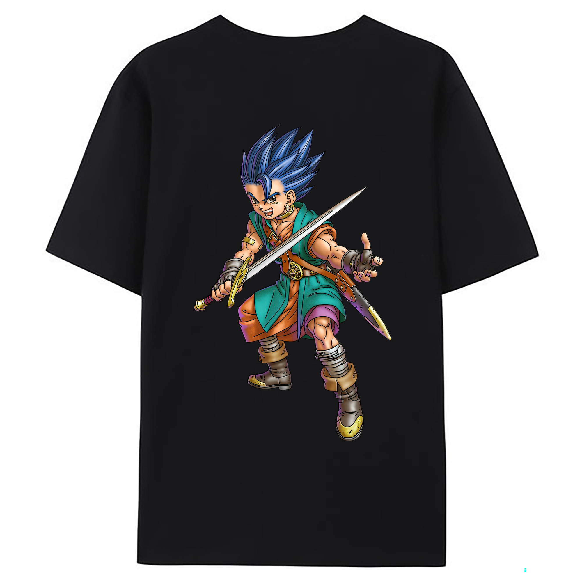 （画像用） ドラゴンクエスト Doragon Kuesuto Dragon Quest レディース半袖Tシャツ(バックプリント)